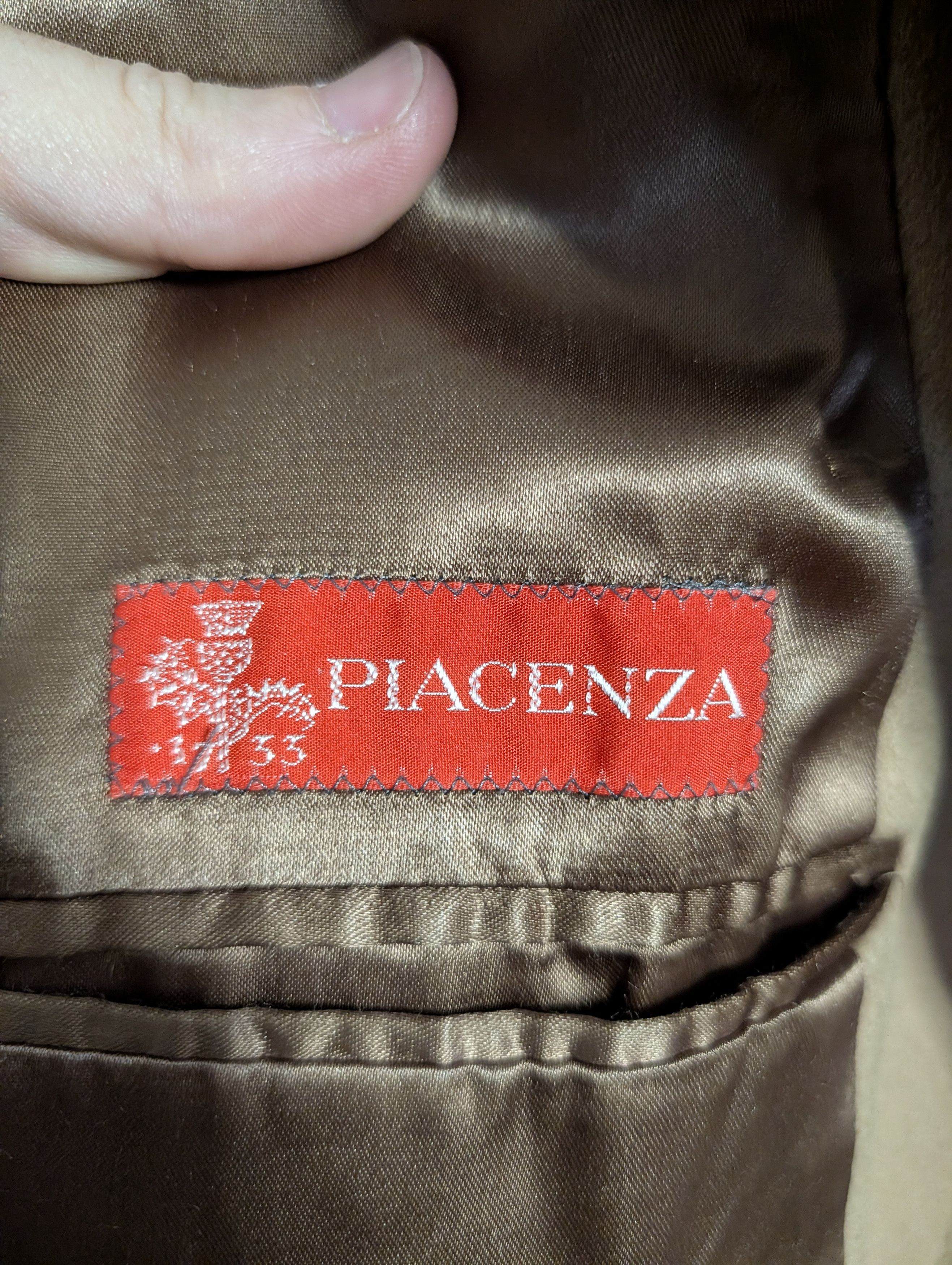 PIACENZA 1833 Piacenza Caesar virgin wool fleece camel overcoat 52R Size US XL / EU 56 / 4 - 12 Thumbnail