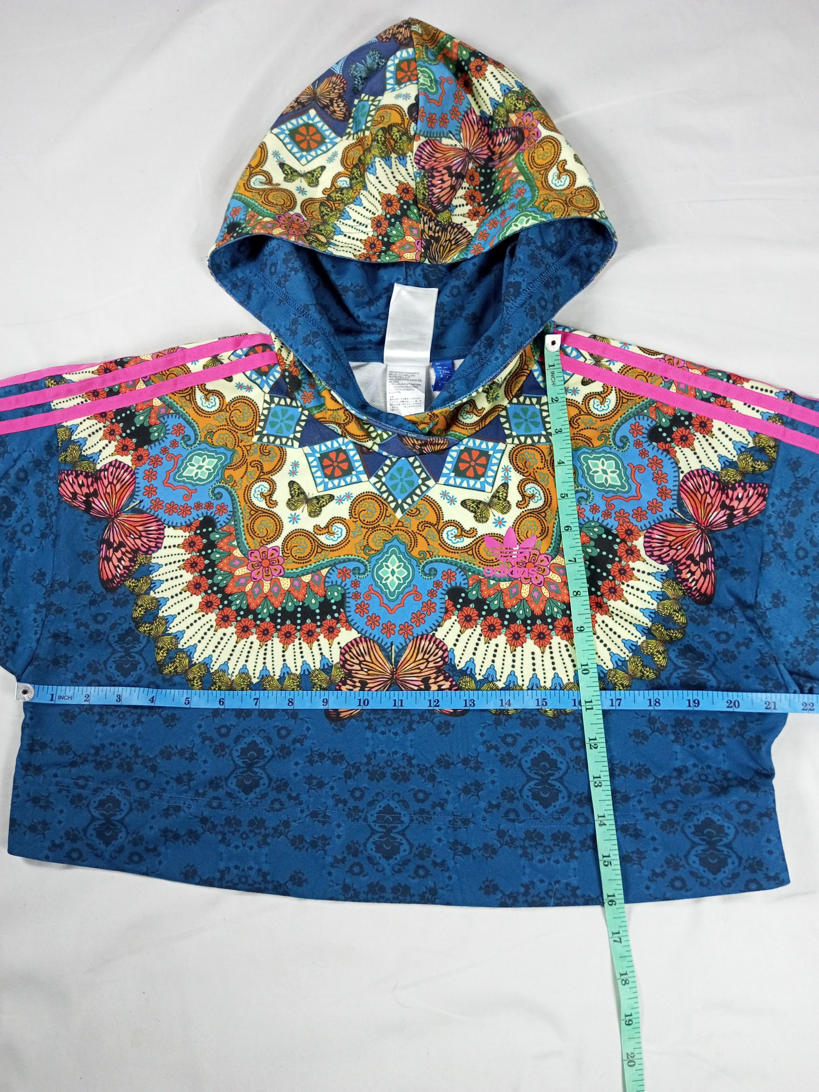 Adidas Unique Adidas Colourfull Etnic Crop Top Size M / US 6-8 / IT 42-44 - 8 Thumbnail