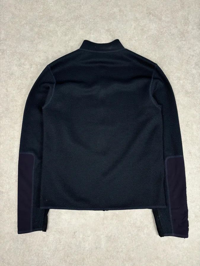 Prada SS1999 Prada Navy Wool Textured Classy Zip-up Sweater Size US S / EU 44-46 / 1 - 5 Thumbnail
