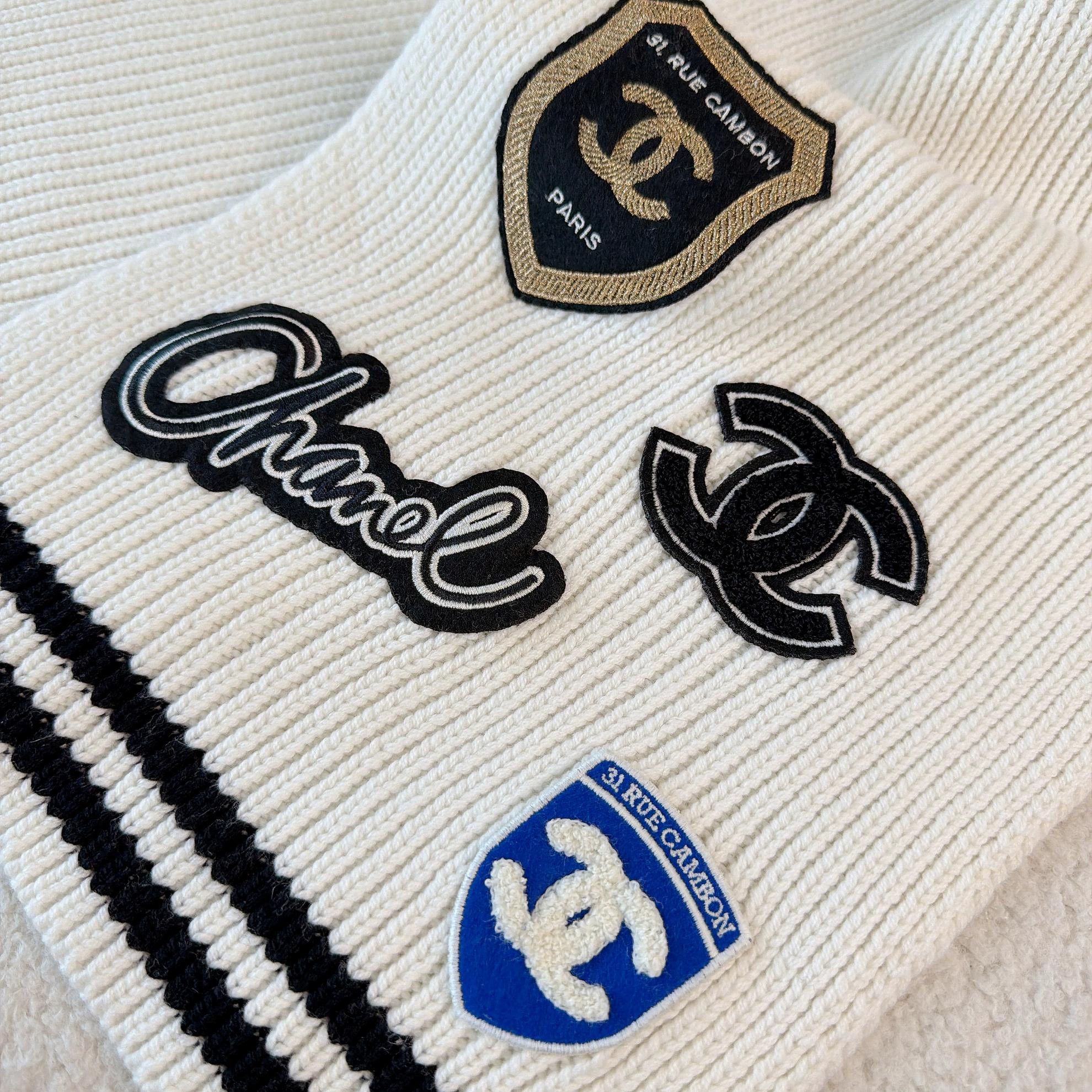 Chanel Chanel Cashmere Scarf 180x25 4159 Size ONE SIZE - 4 Thumbnail