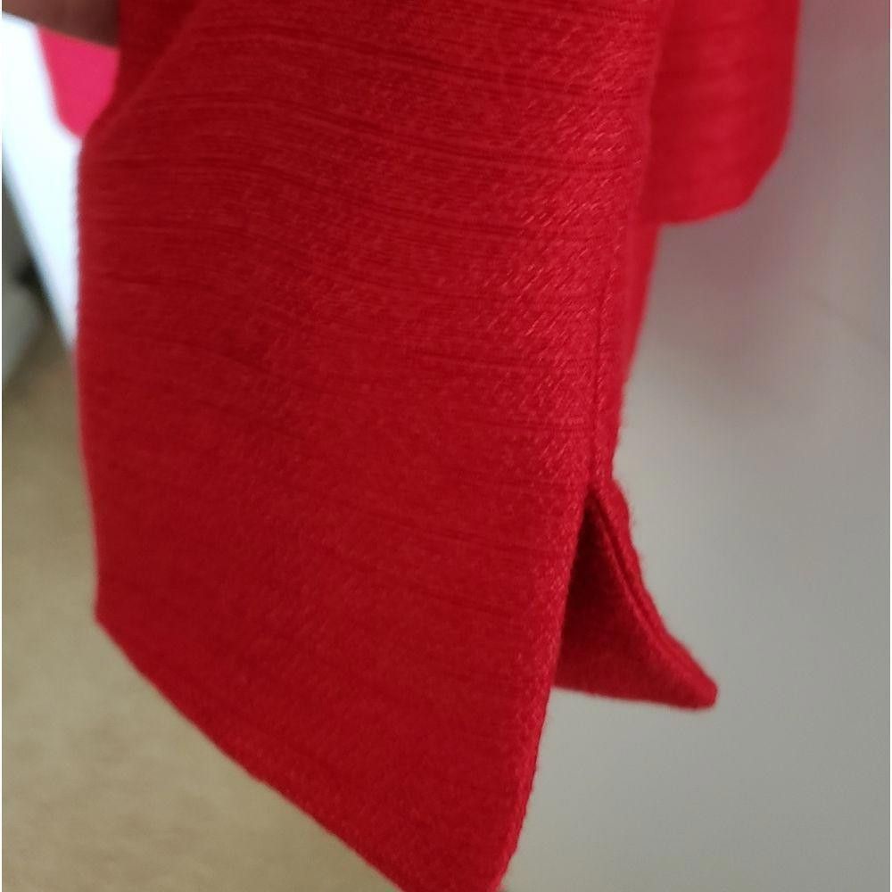 Designer CT1018a Kasper vintage red two piece ladies petite suit Size M / US 6-8 / IT 42-44 - 5 Thumbnail