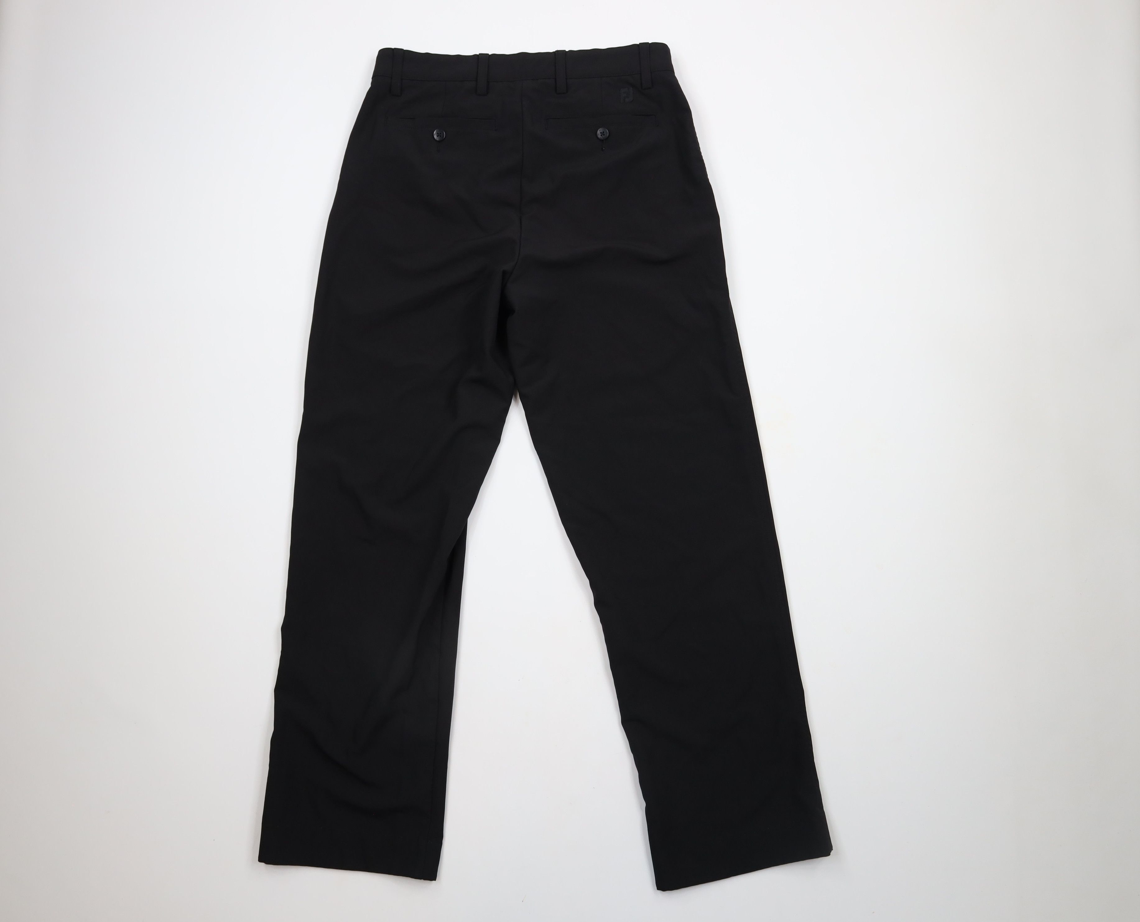 Footjoy × Vintage FootJoy Front Tech Wide Leg Golfing Golf Chino Pants Black Size US 30 / EU 46 - 7 Thumbnail