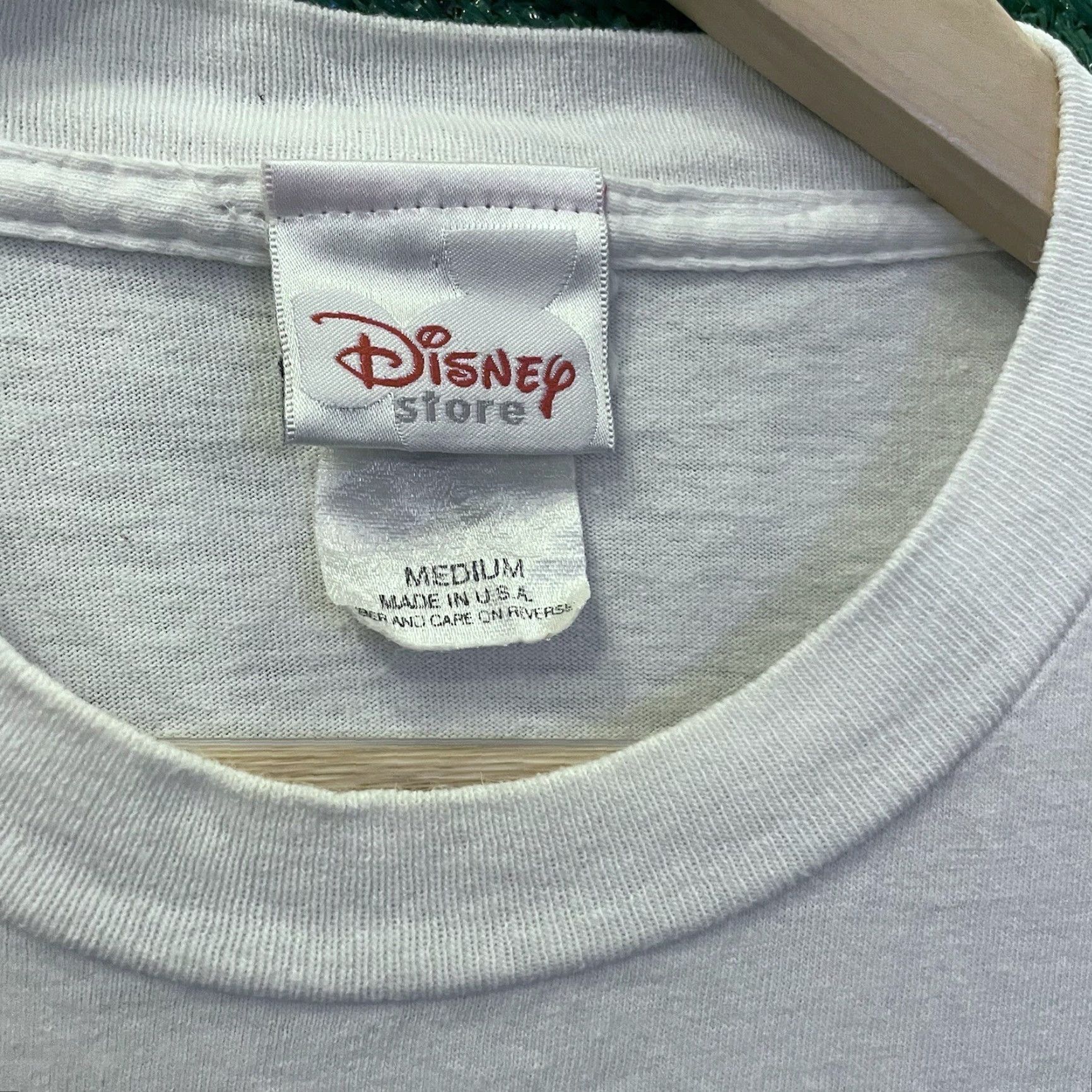 Disney VINTAGE Disney Shirt Mens Medium White Mickey Tshirt Size US M / EU 48-50 / 2 - 4 Thumbnail