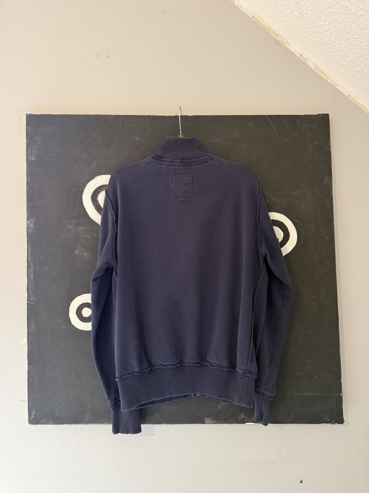 Company 81 COMPANY 81 ZIP-UP SWEATSHIRT – NAVY (VINTAGE / DISTRESSED) Size US L / EU 52-54 / 3 - 7 Thumbnail