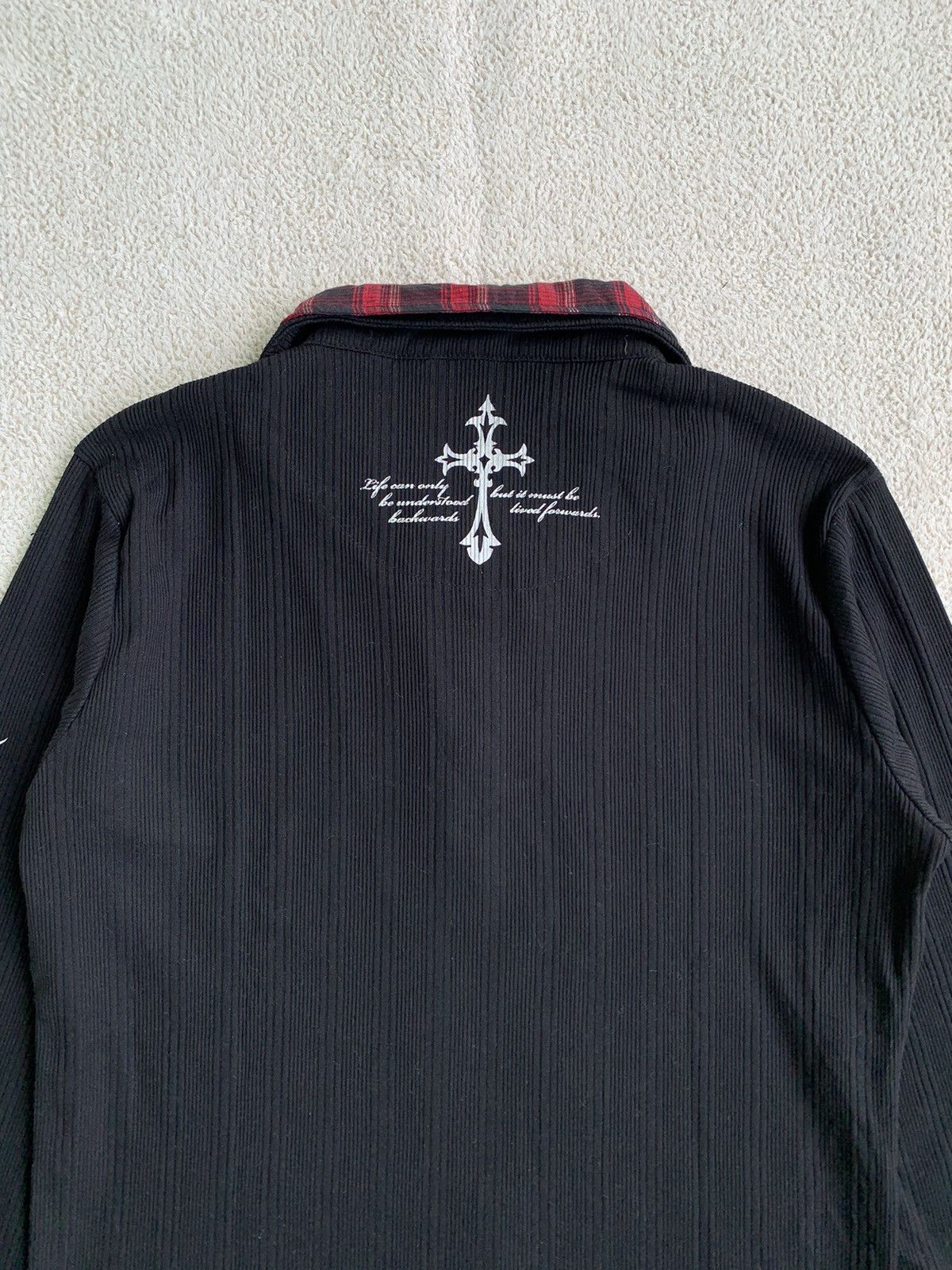 Japanese Brand Double Layer Poem Long Sleeve punk style Size US L / EU 52-54 / 3 - 8 Thumbnail