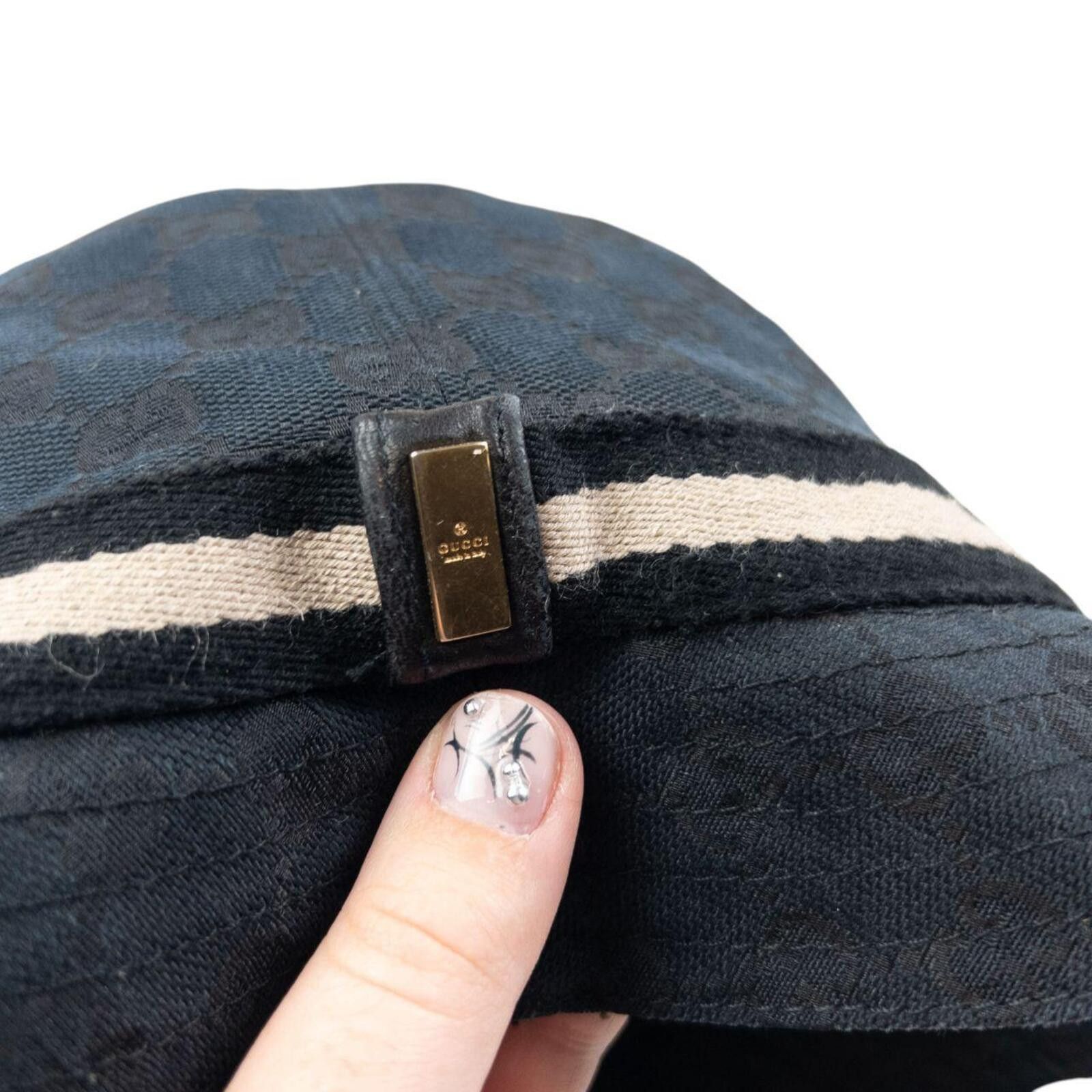 Gucci Vintage 2000s Gucci Monogram Bucket Hat Size XS Size ONE SIZE - 7 Thumbnail