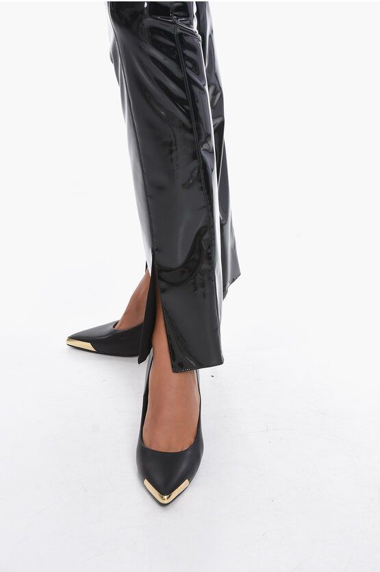 MSGM og1mm0724 High Waisted Skinny Pants in Black Size 26" / US 2 / IT 38 - 3 Thumbnail