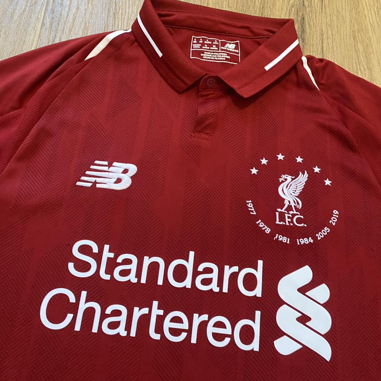 New Balance 2019-20 Liverpool New Balance Winners Football Shirt Size US M / EU 48-50 / 2 - 3 Thumbnail