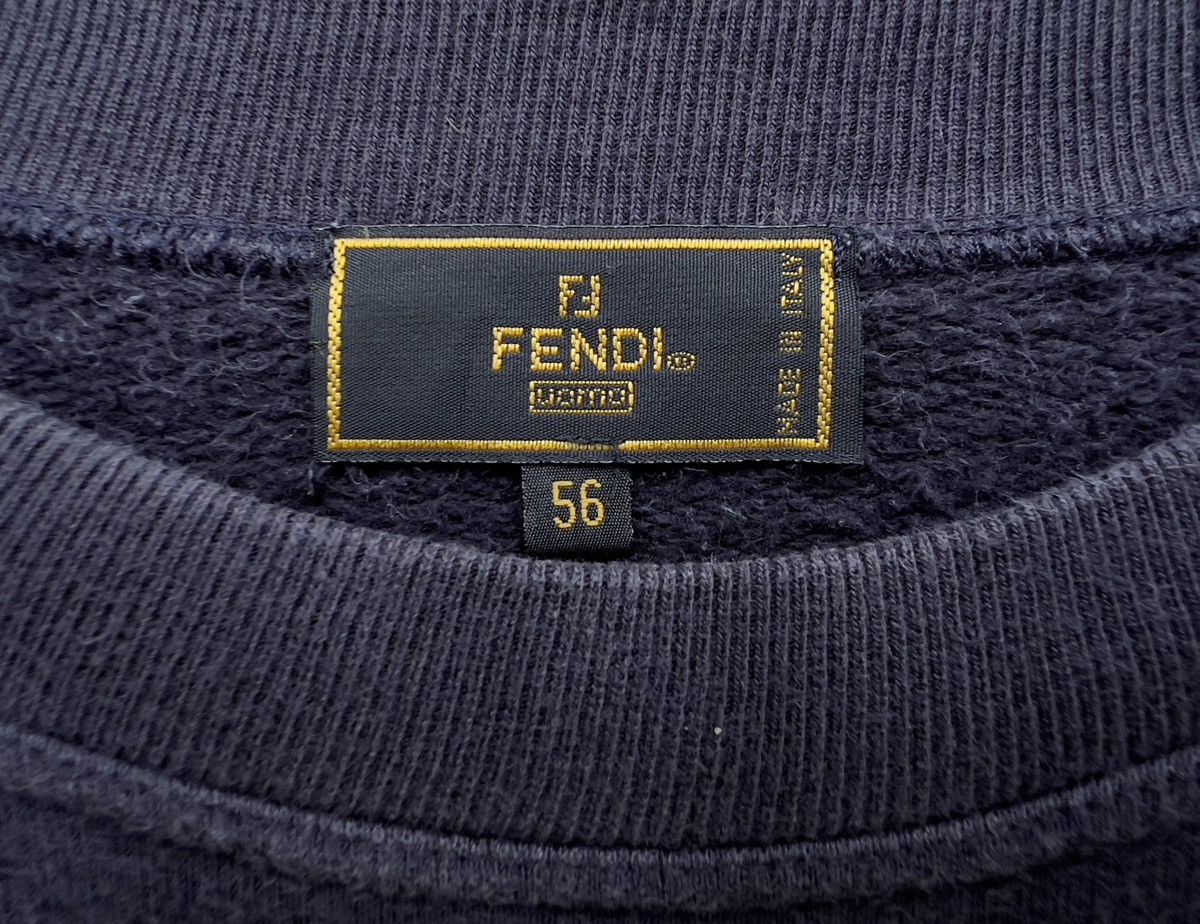 Fendi Vintage 90s Fendi Roma Italy Spell Out Baggy Sweatshirt XL Size US XL / EU 56 / 4 - 5 Thumbnail