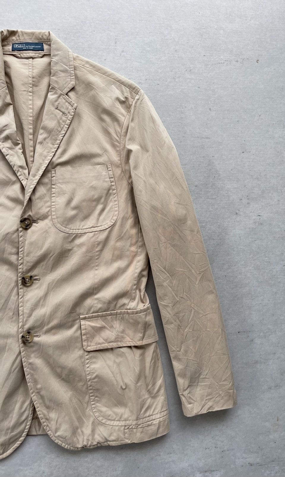 Polo Ralph Lauren Polo Ralph Lauren Unconstructed Cotton Chino Blazer/Jacket Size US M / EU 48-50 / 2 - 7 Thumbnail
