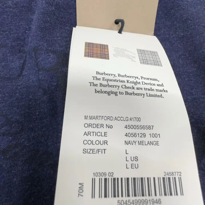 Burberry Burberry Burberry Logo Short Sleeve T-Shirt-2507 Size US L / EU 52-54 / 3 - 8 Thumbnail