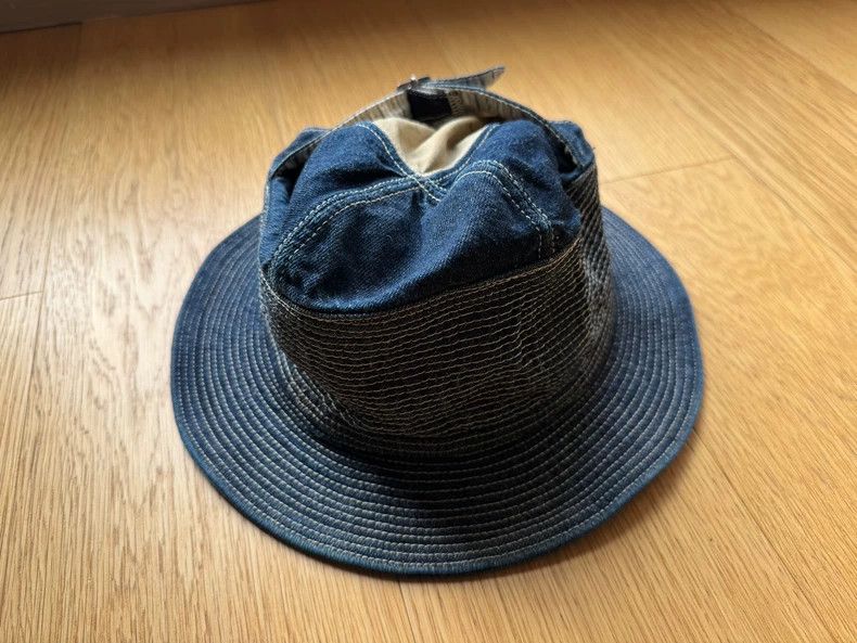 Kapital Classic Denim Fisherman Hat by Kapital Size ONE SIZE - 1 Thumbnail