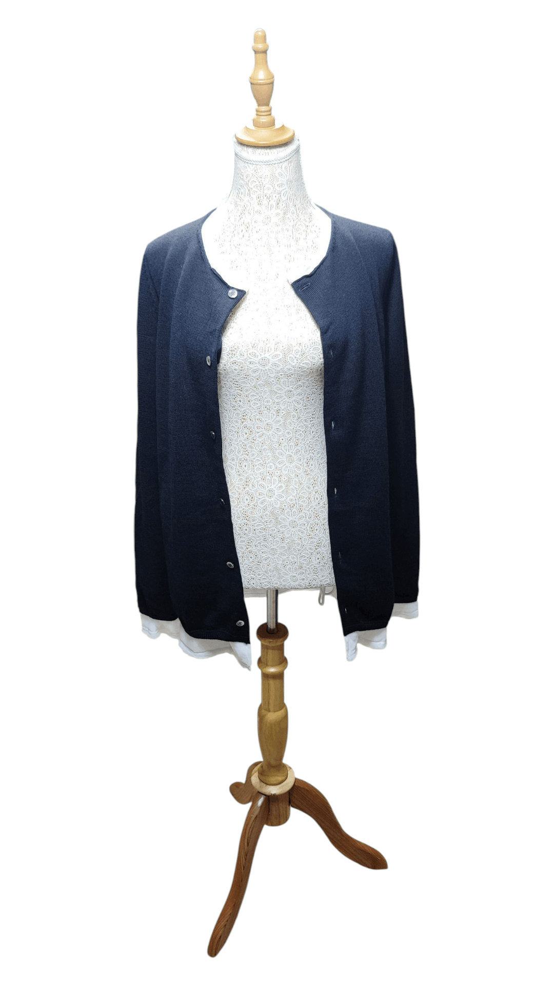 Comme des Garcons COMME des GARCONS Wool Padded Layered Cardigan Women's Size L / US 10 / IT 46 - 7 Thumbnail
