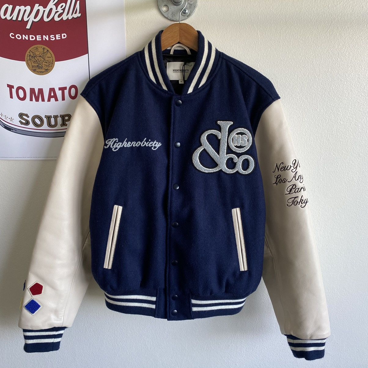 Jacob & Co. Jacob co x highsnobiety varsity jacket supreme bape Bottega ...