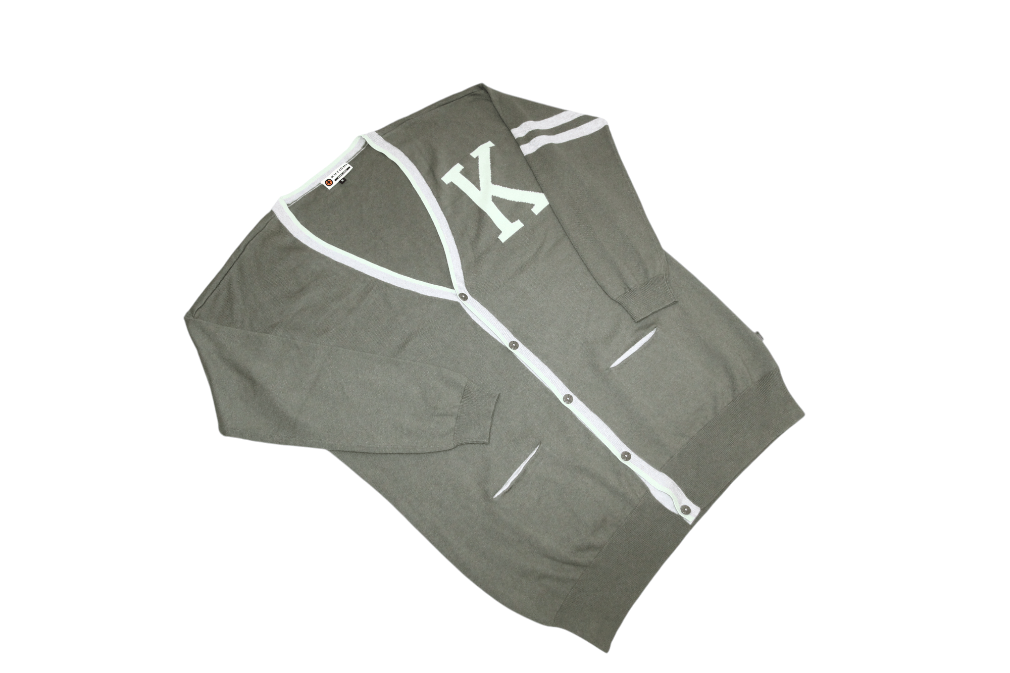 Japanese Brand Kuyichi Logo Embroidery Organic Cotton Buttons Cardigan Size L / US 10 / IT 46 - 6 Thumbnail
