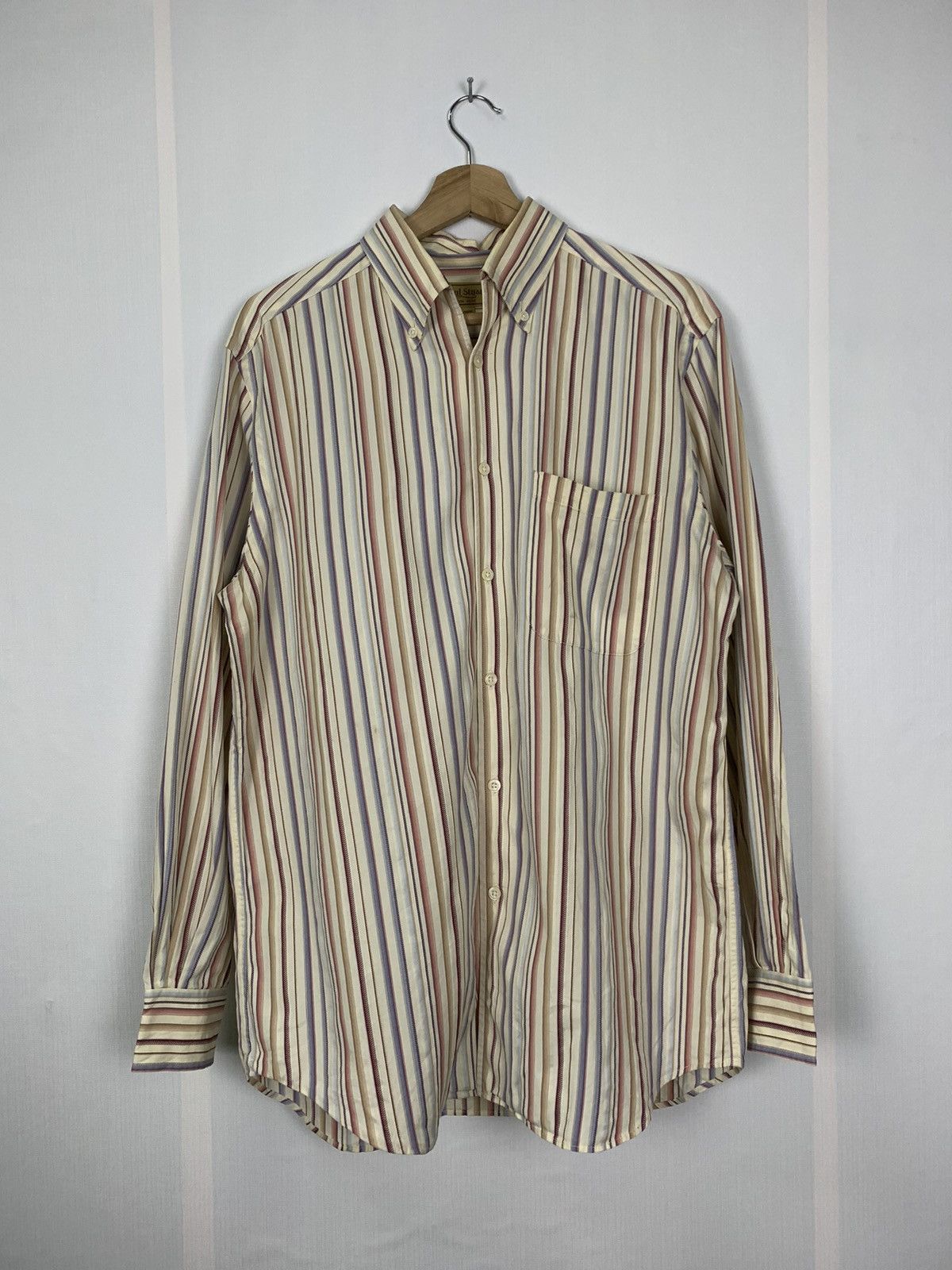 Paul Stuart × Vintage Vintage Paul Stuart Button Shirt Size US L / EU 52-54 / 3 - 1 Thumbnail