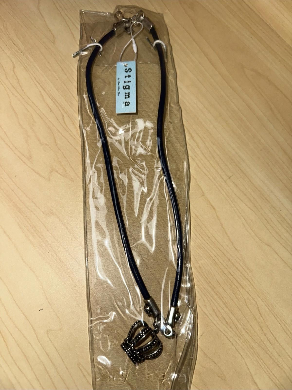 Other Stigma by Kim Min Sun Necklace With Crown Unisex Blue Band Size ONE SIZE - 2 Thumbnail