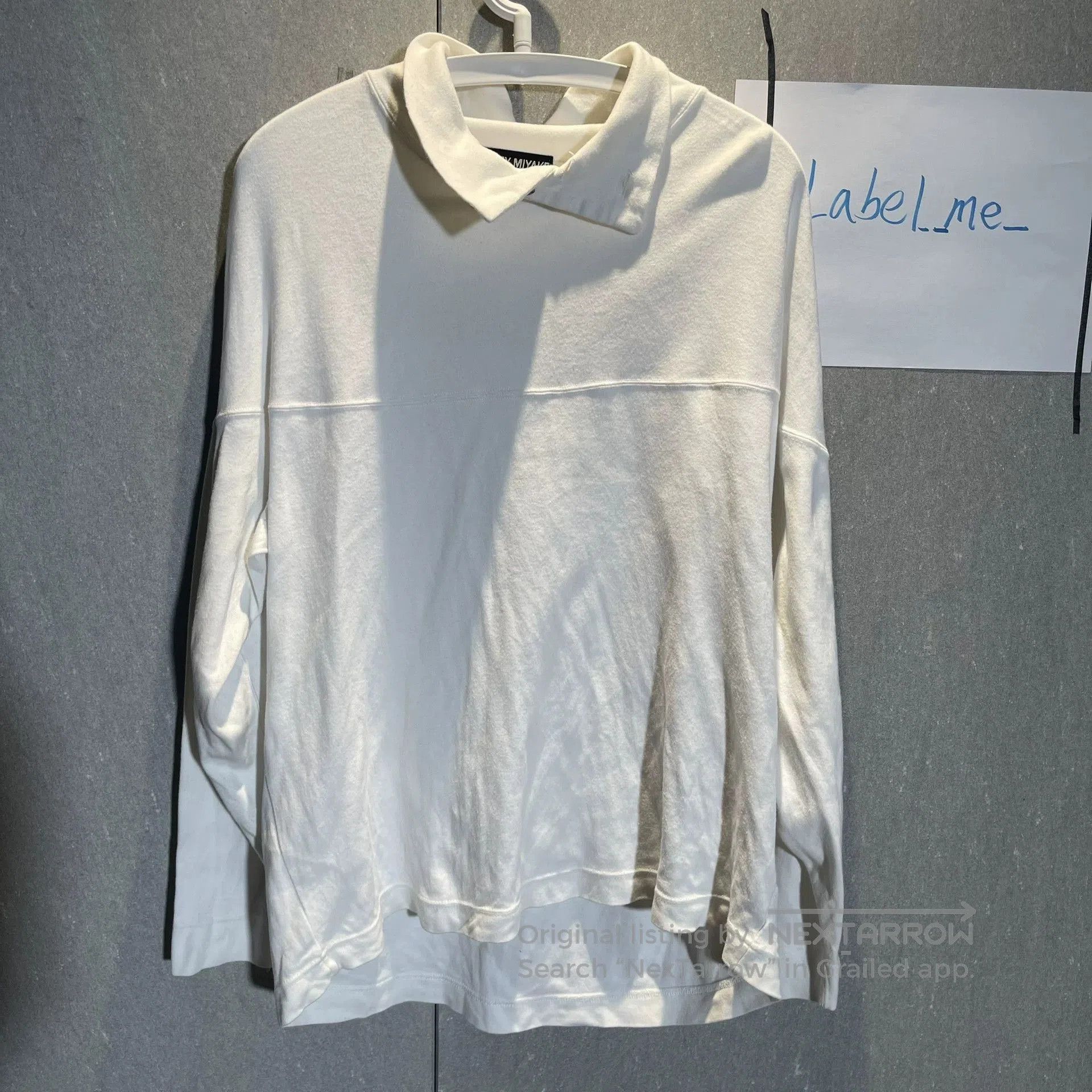 Issey Miyake Issey Miyake Logo Sweatshirt for Men. Size US M / EU 48-50 / 2 - 3 Thumbnail