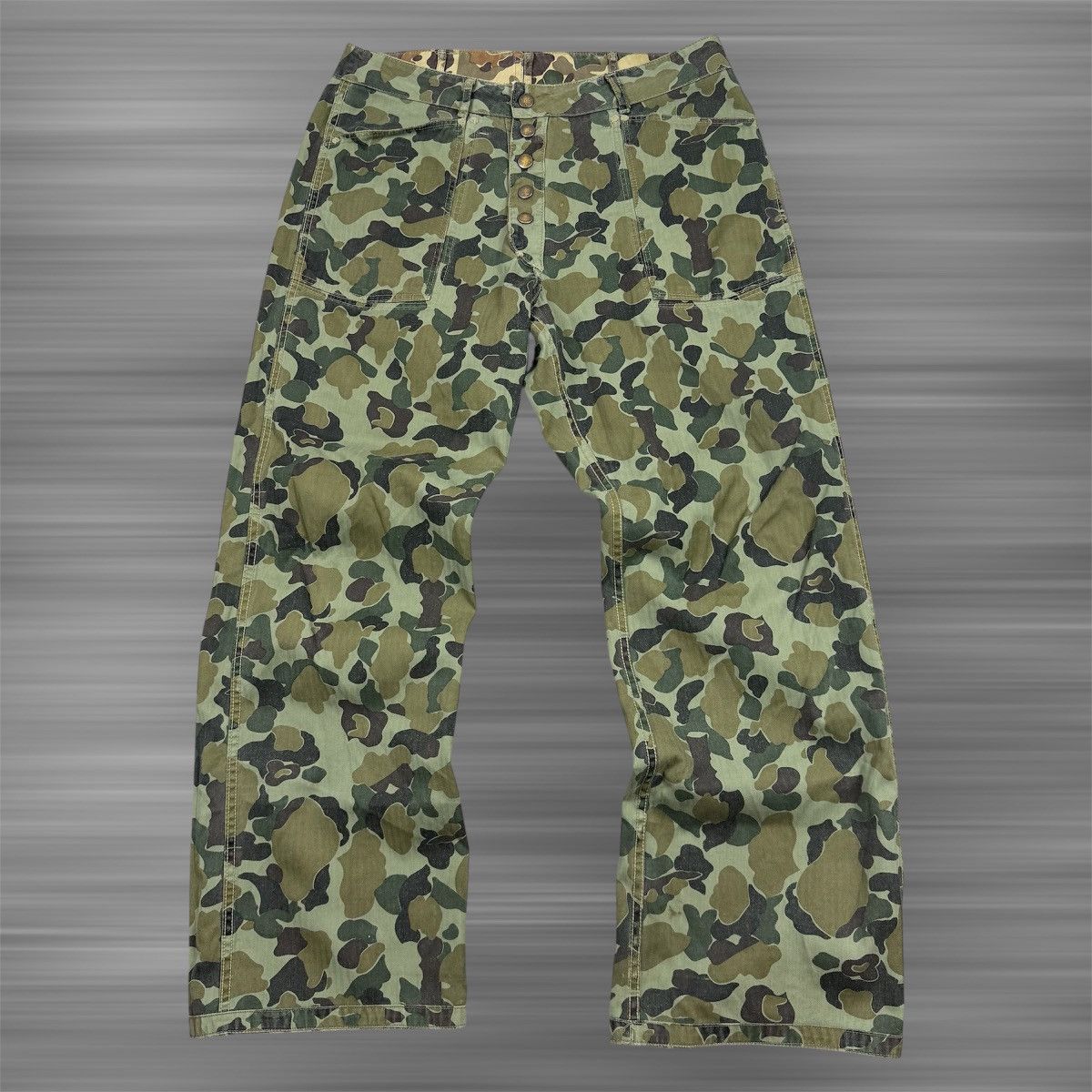 Kapital Kapital Reversible 6 Pockets Camouflage Pants Size US 32 / EU 48 - 4 Thumbnail