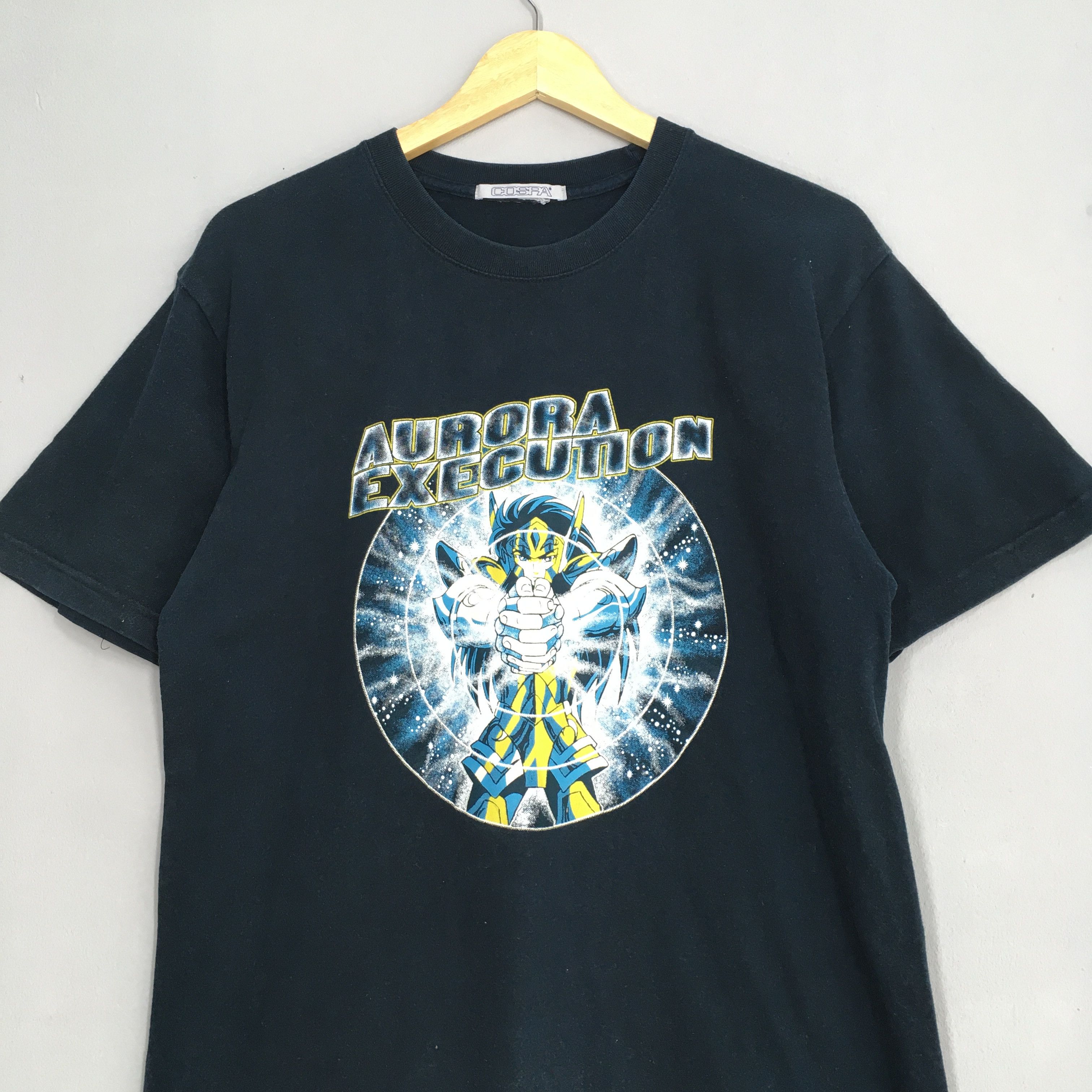 Anime Aurora Execution Aquarius Camus Anime Japanese Tshirt M Size US M / EU 48-50 / 2 - 2 Thumbnail