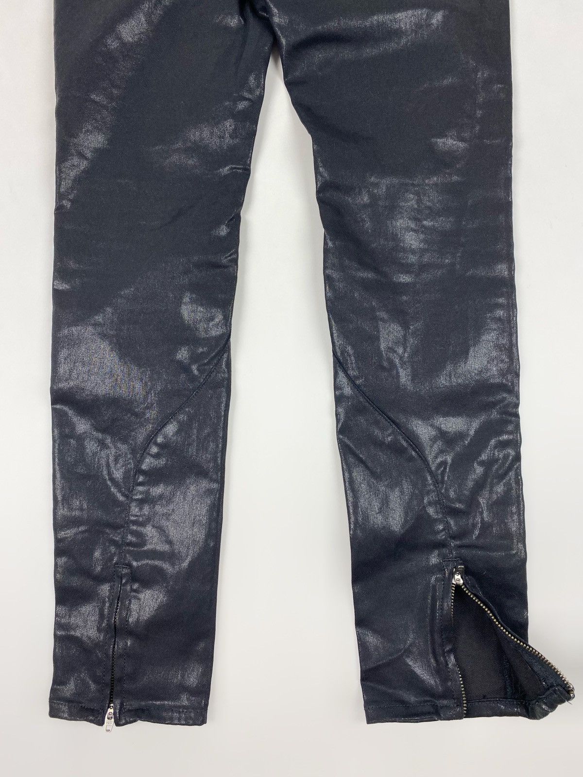 Allsaints Allsaints Petrel Brodie Slim Coated Ankle Zip Jeans 30 Size 30" / US 8 / IT 44 - 9 Thumbnail