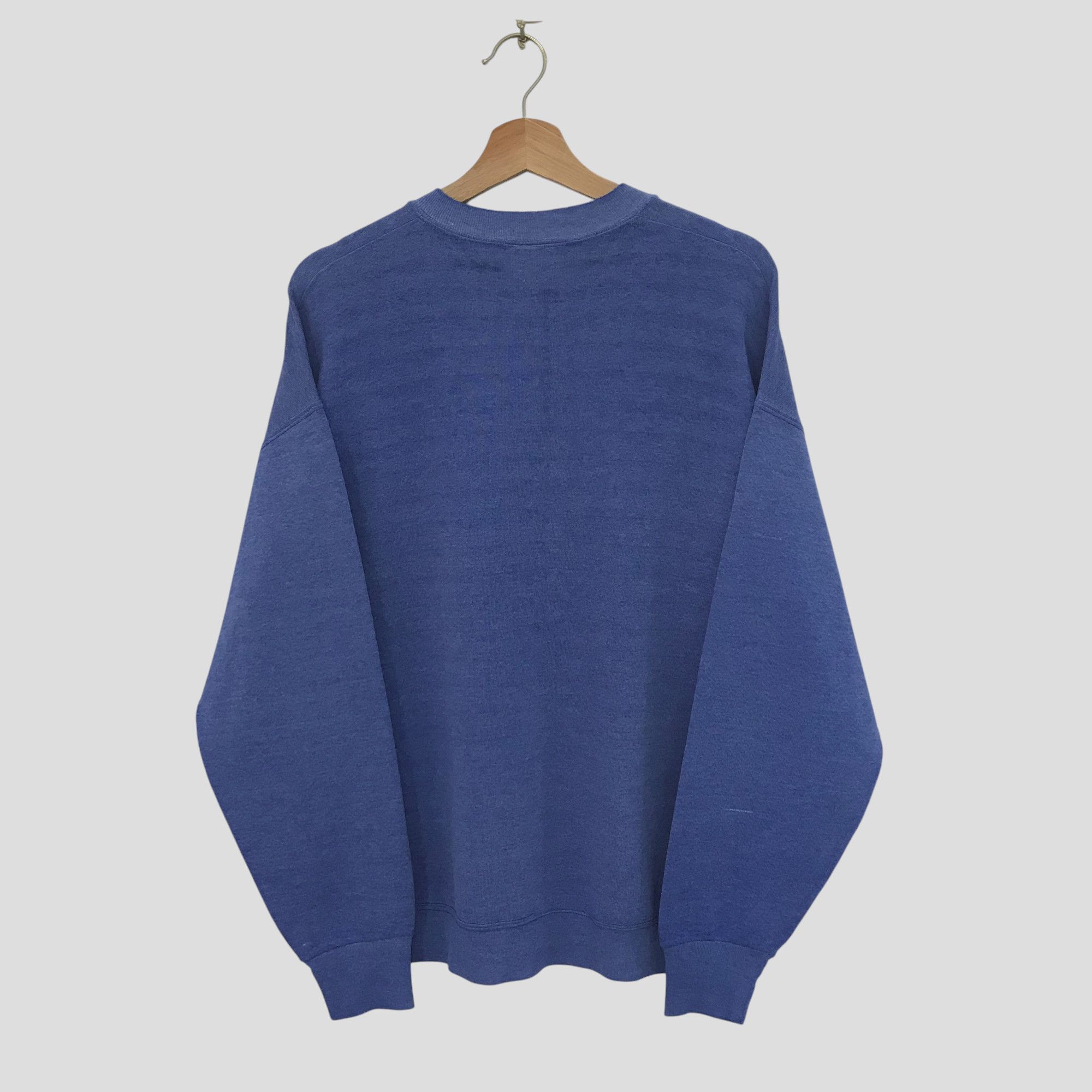 Vintage vintage blue sweatshirt -578 Size US L / EU 52-54 / 3 - 2 Thumbnail