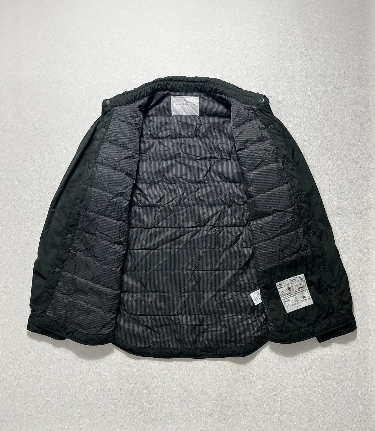 Beams Plus Customellow Shirt Type Lightweight Down Jumper Jacket Green Size US M / EU 48-50 / 2 - 4 Thumbnail