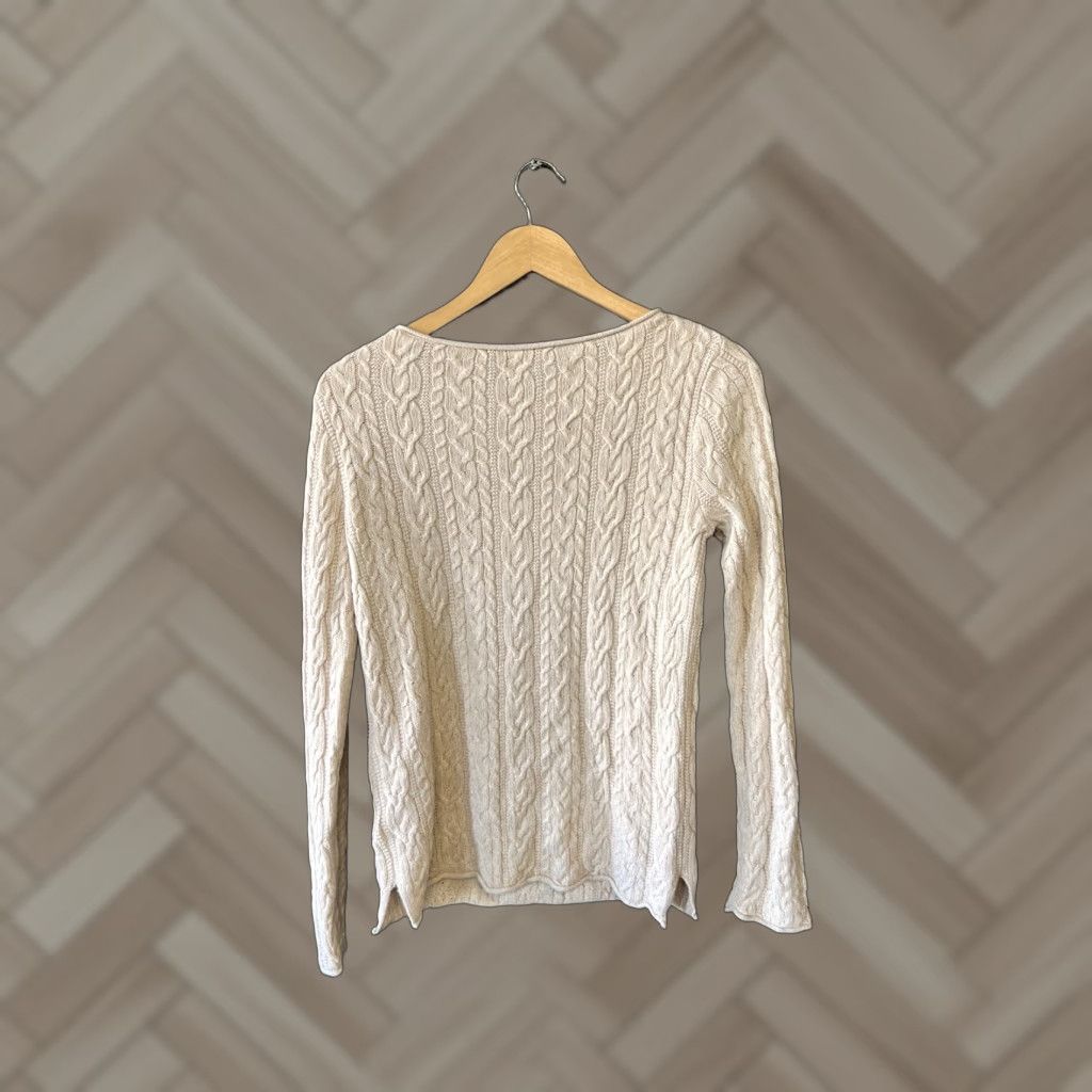 Ralph Lauren Lauren Ralph Lauren Womens Knit Long Sleeve Sweatshirt Size Medium Brown Crew Neck Pullover Sweatshirt Knit Womens M Brown 90s? Size M / US 6-8 / IT 42-44 - 1 Thumbnail