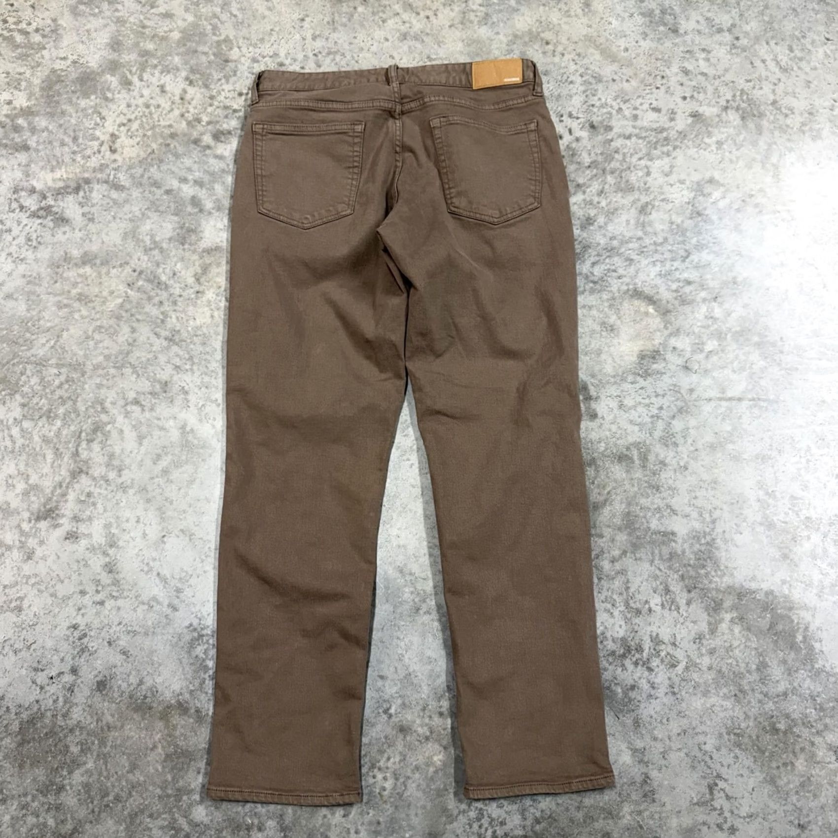 Bonobos Bonobos Jeans Mens 33x31 Brown Athletic Fit Straight Leg Stretch Denim Pants Size US 33 - 4 Thumbnail