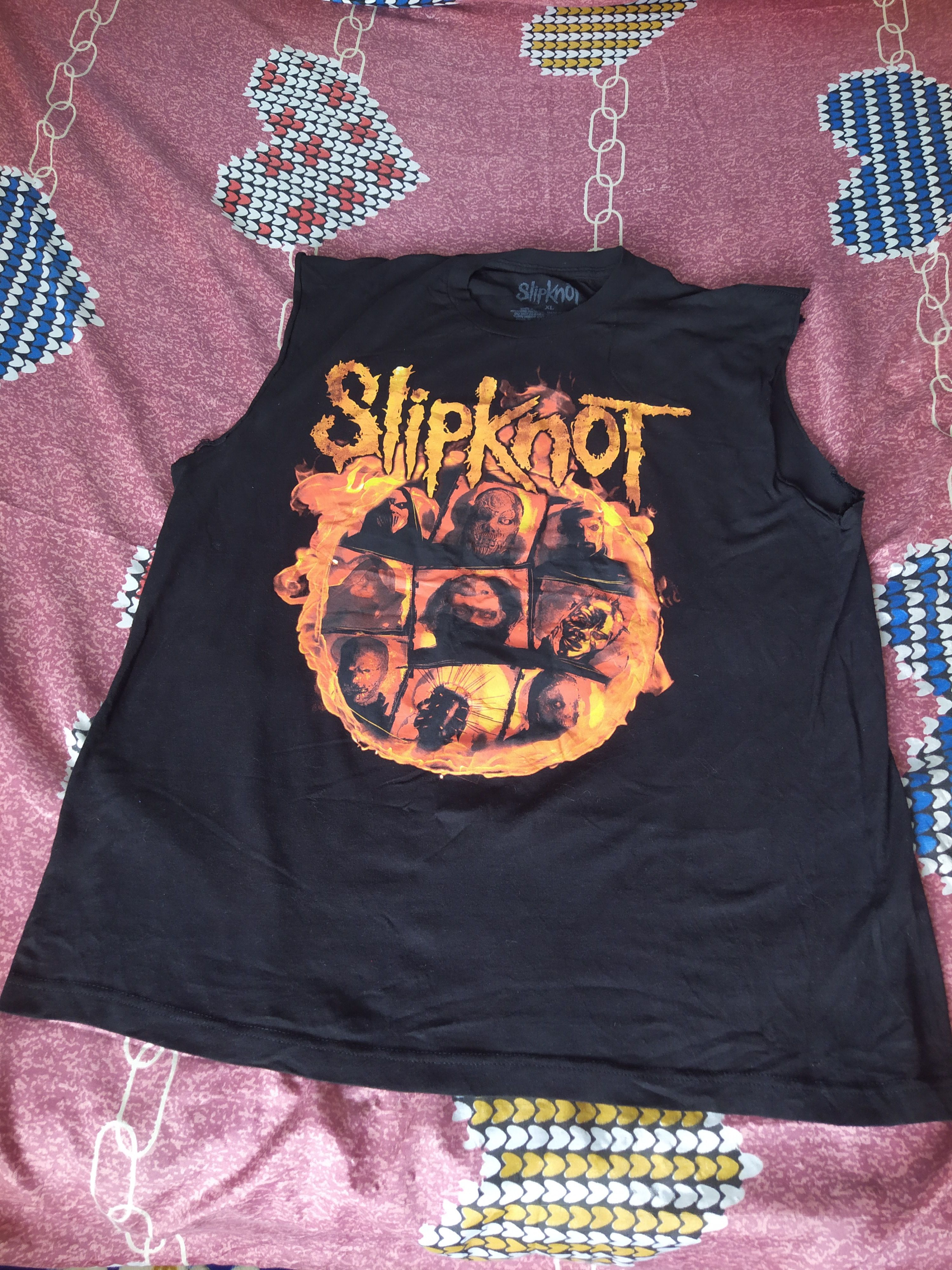 Band Tees Slipknot Rock band sleeveless shirt Size US XL / EU 56 / 4 - 6 Thumbnail