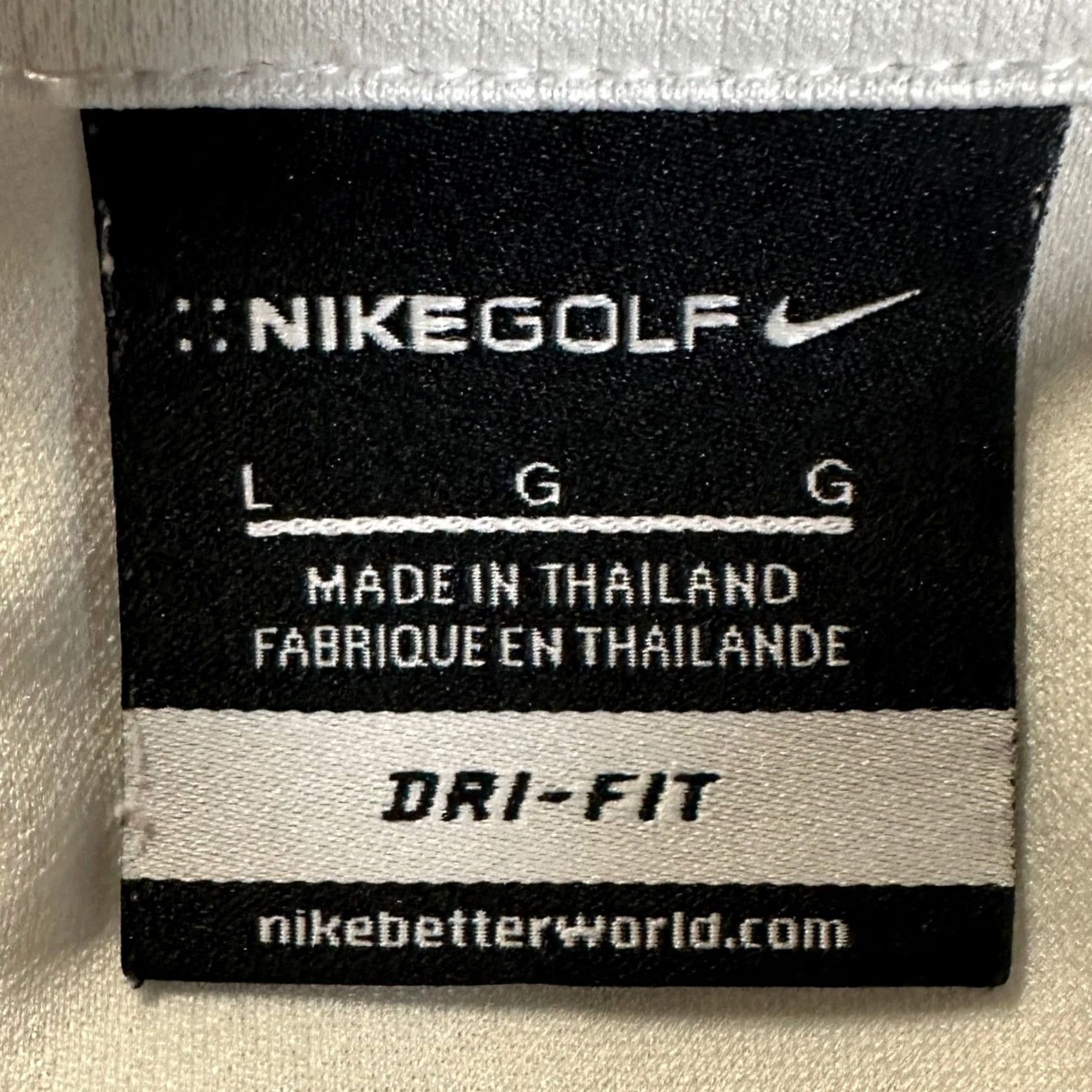 Nike Nike Dri-Fit Shirt Polo Golf Mens Large White Short Sleeve Swoosh Athletic Rugby Size US L / EU 52-54 / 3 - 4 Thumbnail