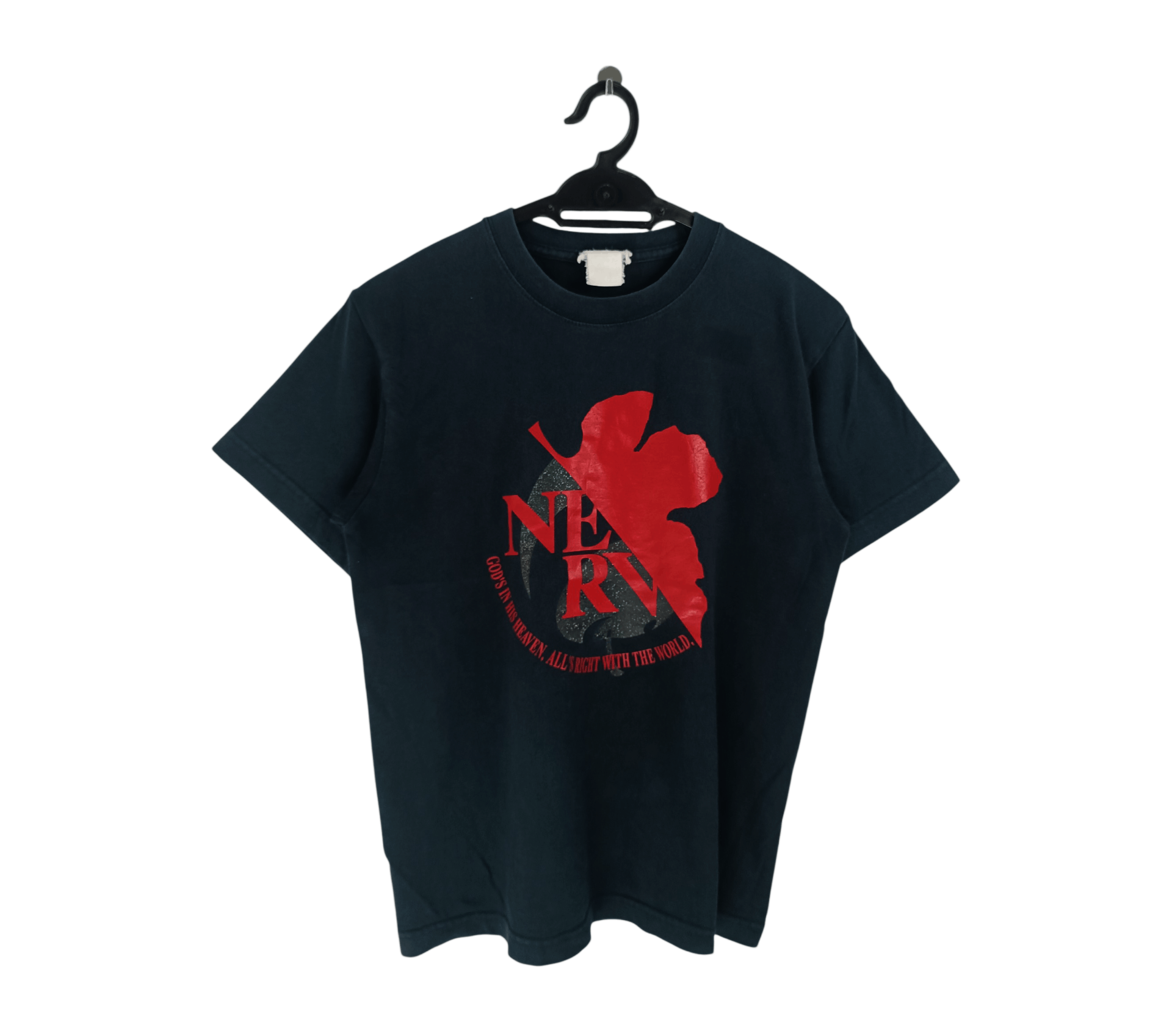 Anime VINTAGE 2000s NEON GENESIS EVANGELION NERV LOGO VERY RARE Ts Size US S / EU 44-46 / 1 - 1 Thumbnail