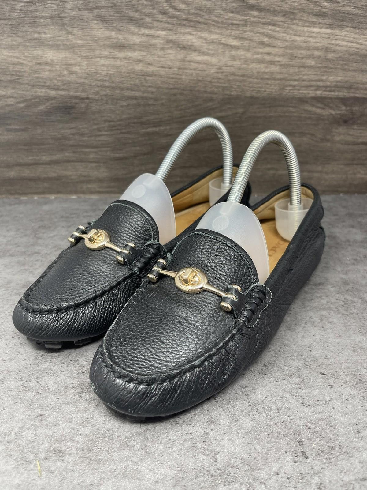 Coach Coach Shoes Womens Size 8 Arlene Driver Black Leather Size US 8 / IT 38 - 1 Thumbnail