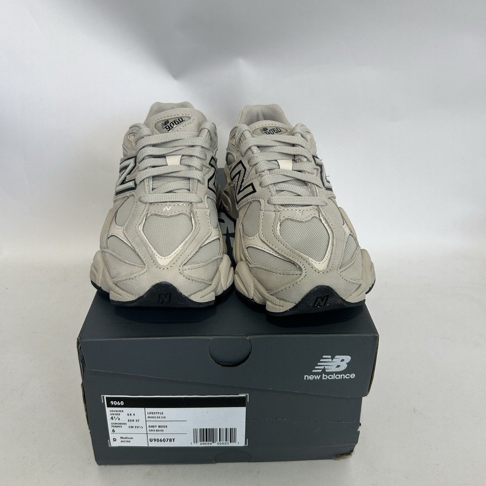 New Balance New Balance 9060 “Mono Shipyard Alabaster Beige” U906078T Size US 6 / IT 36 - 2 Thumbnail
