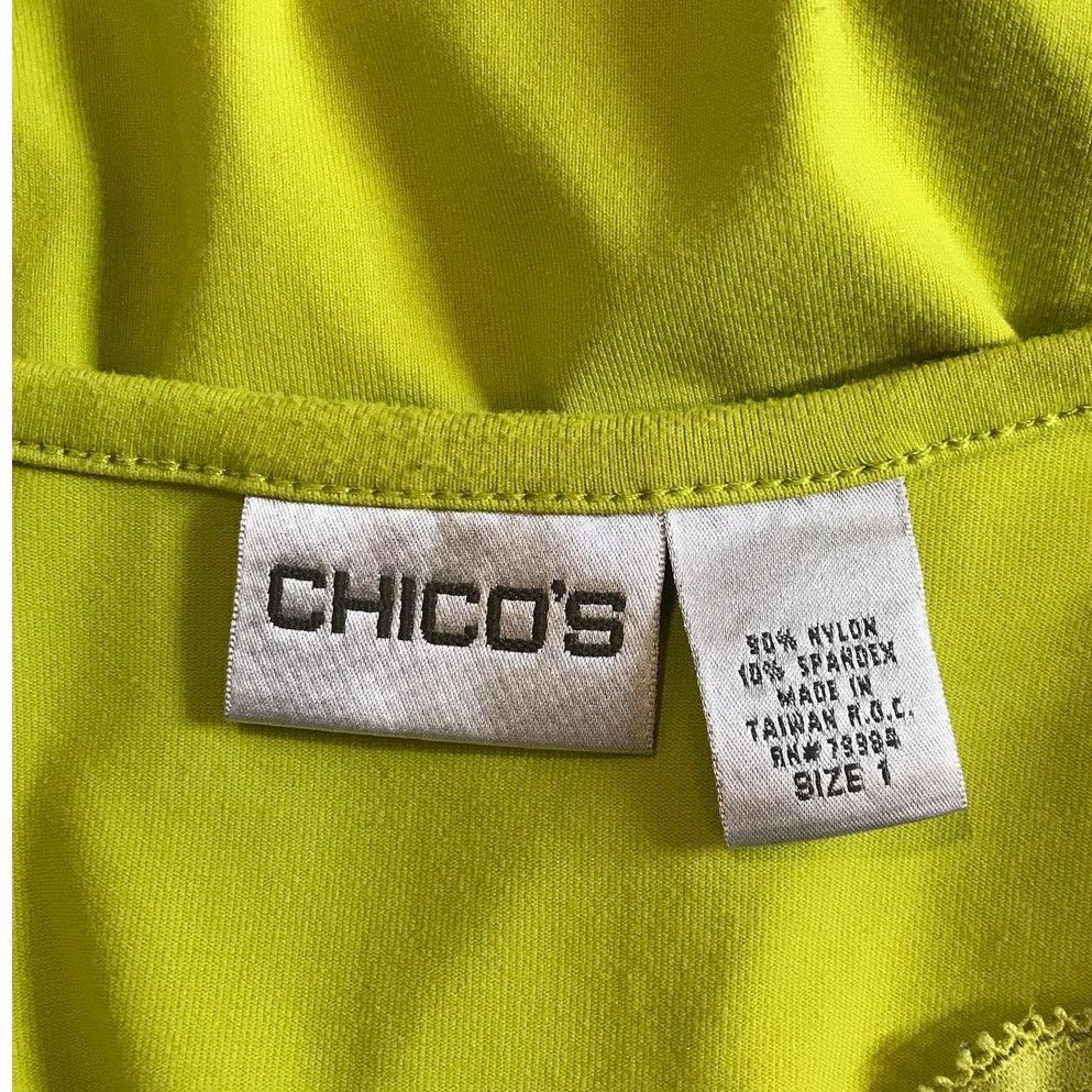 Chicos Chico's Lace Trim V-Neck Sleeveless Stretchy Top M Size M / US 6-8 / IT 42-44 - 3 Thumbnail