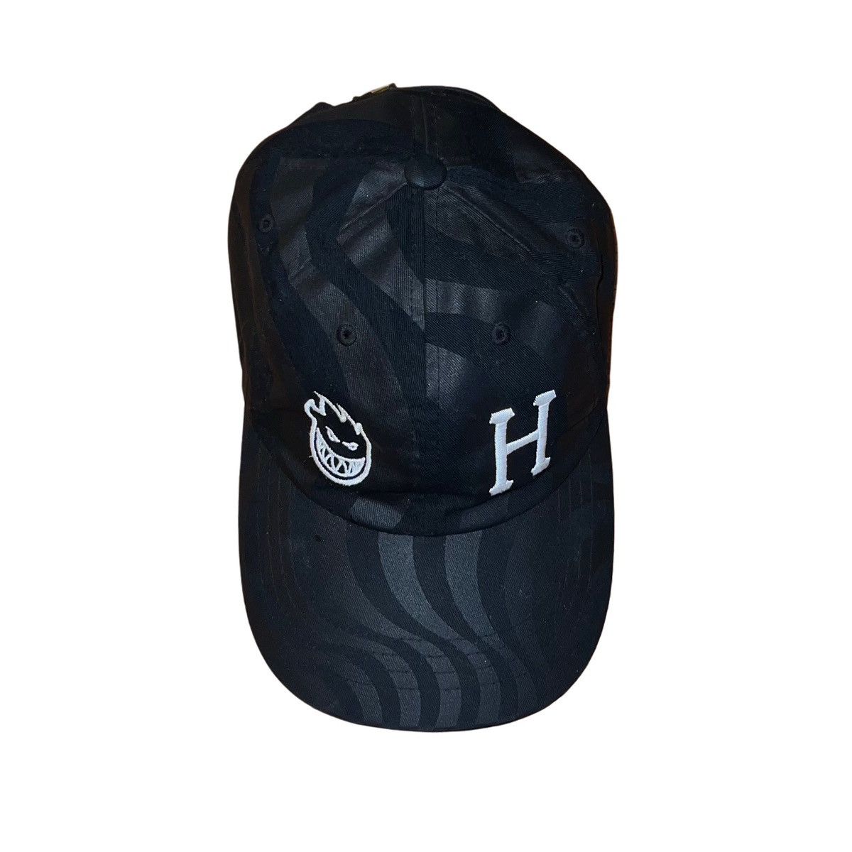 Huf × Spitfire SPITFIRE x HUF collaboration rare black baseball hat cap Size ONE SIZE - 1 Thumbnail