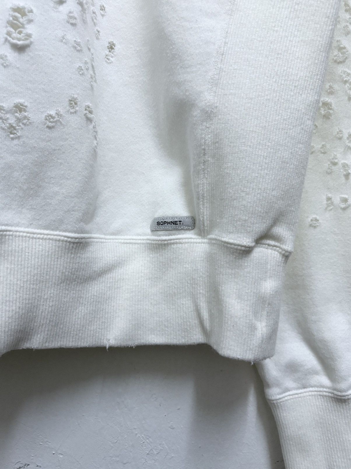 Sophnet. SS17 Sophnet. Off-White Style Distress Hoodie Size US M / EU 48-50 / 2 - 7 Thumbnail