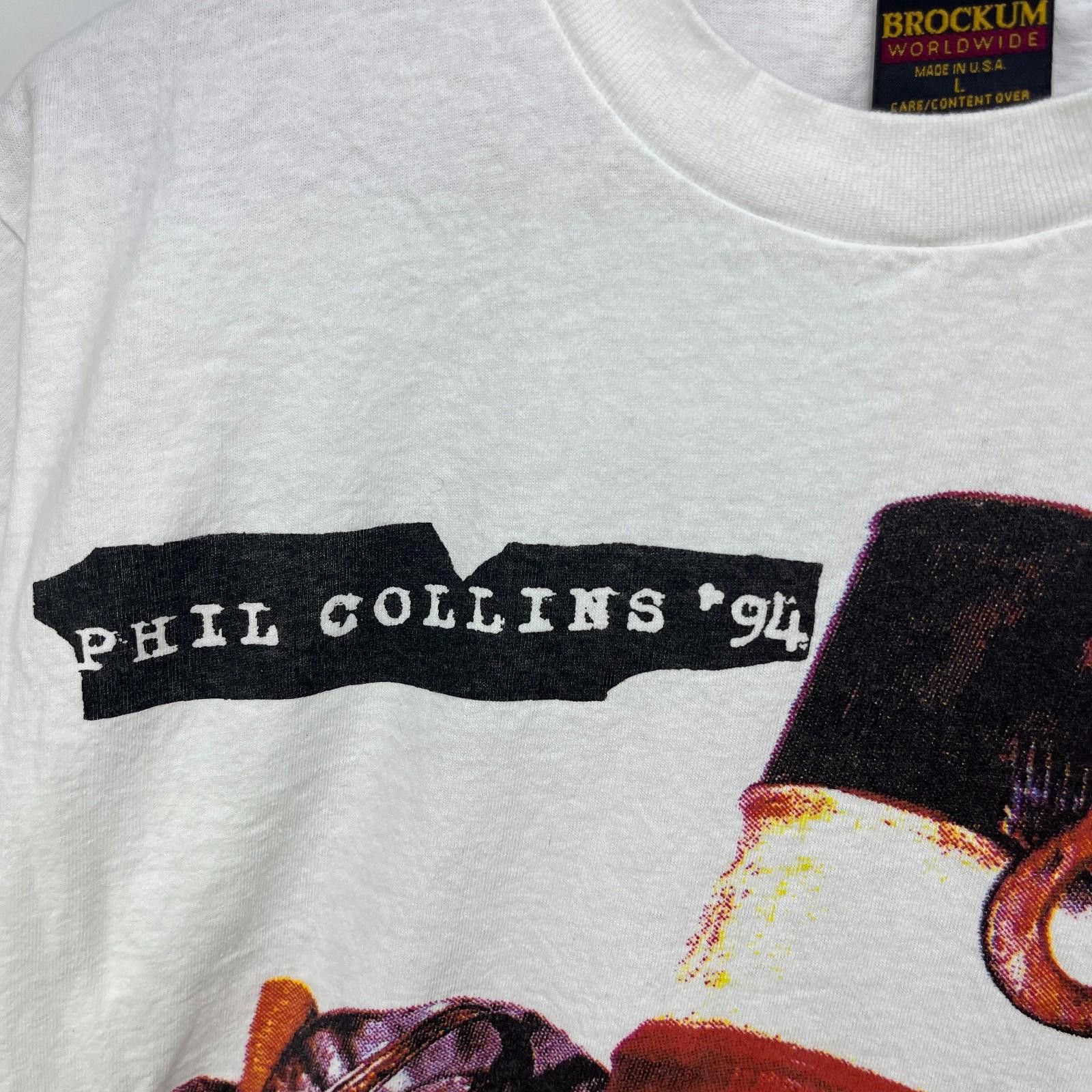 Brockum Vintage 1994 Phil Collins Brockum Tour T Shirt Large Concert Size US L / EU 52-54 / 3 - 3 Thumbnail