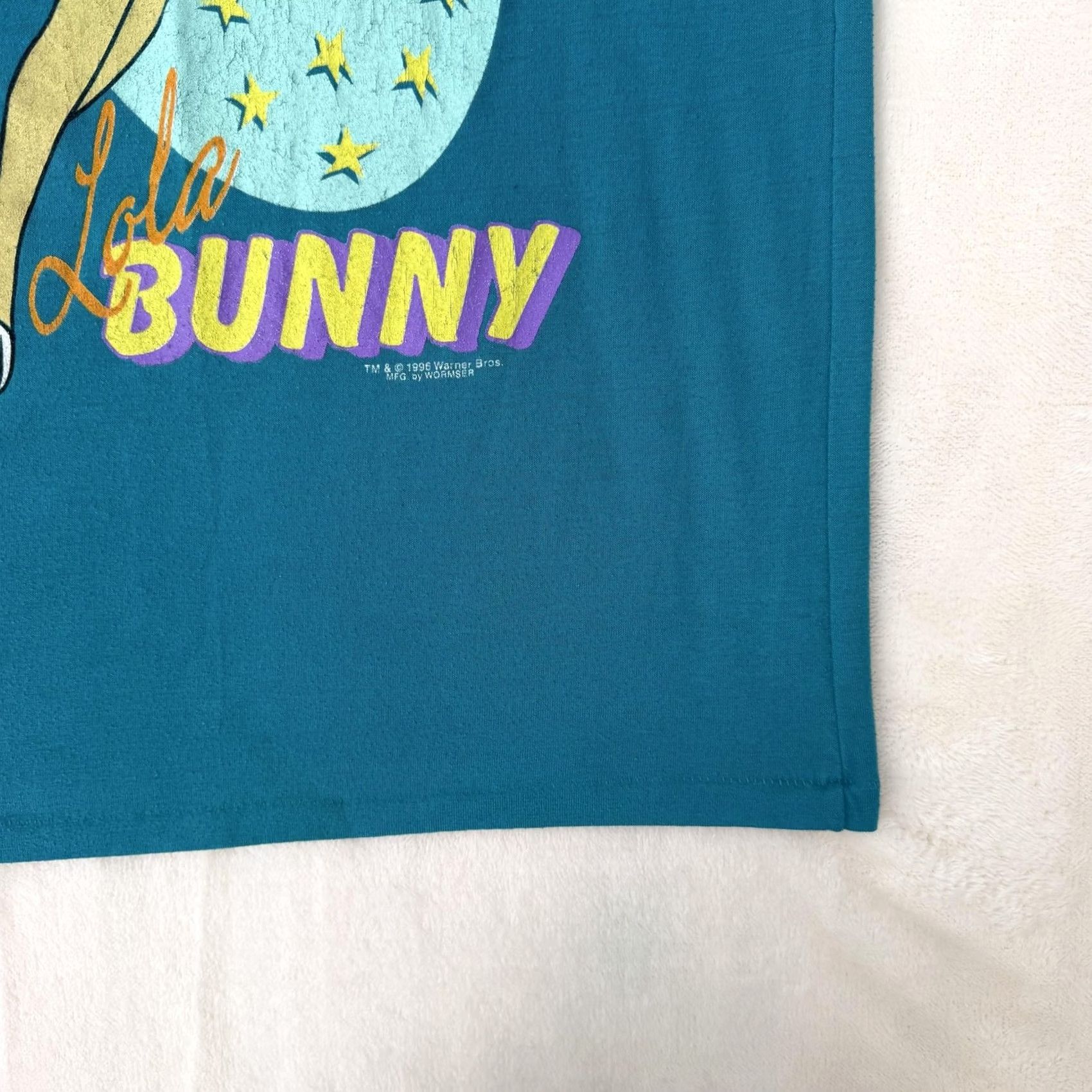 Vintage VINTAGE Space Jam Lola Bunny Shirt Mens M Blue Graphic Tee 1996 Size US M / EU 48-50 / 2 - 6 Thumbnail
