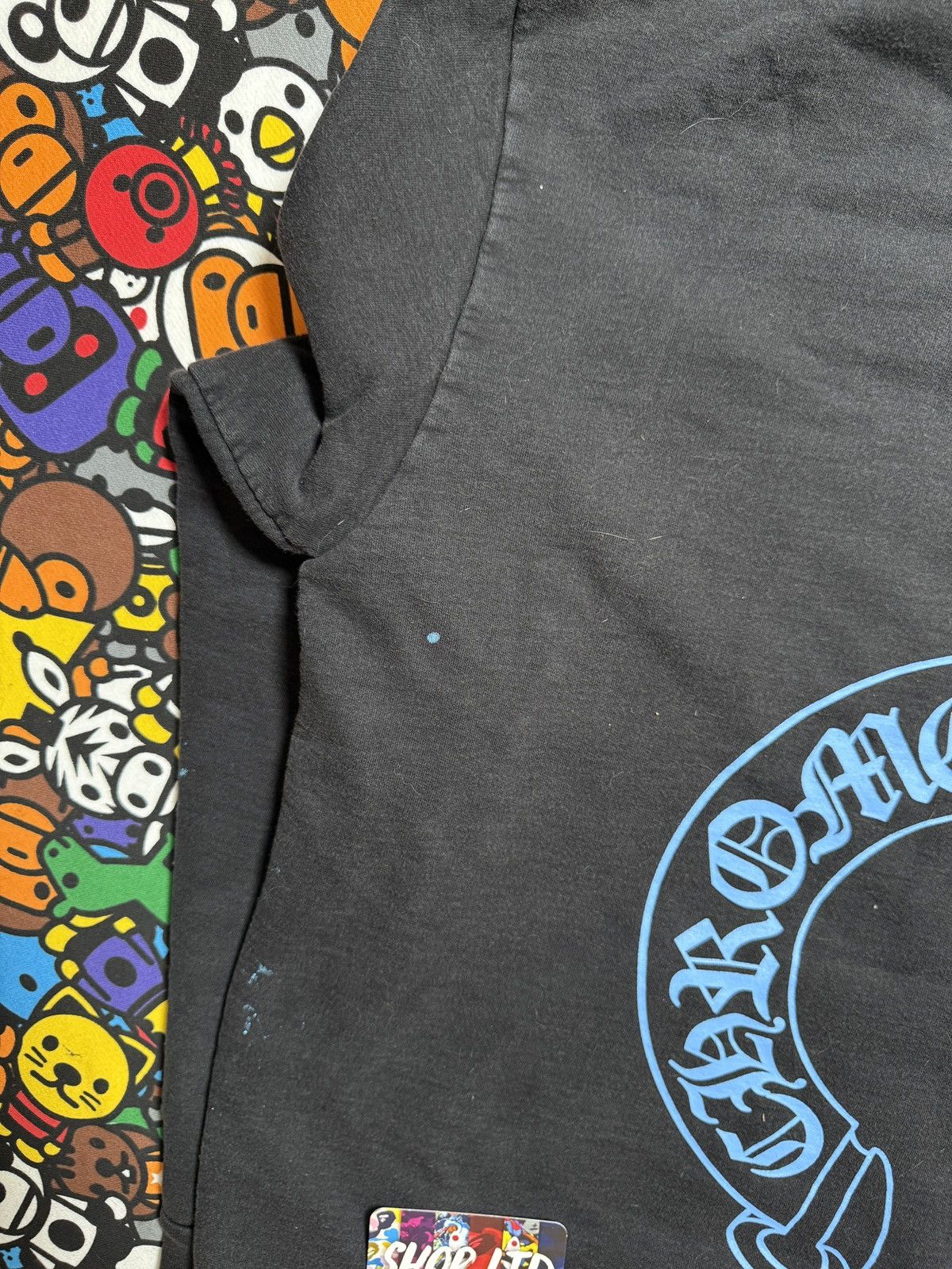 Chrome Hearts Chrome Hearts Black/Blue Online Exclusive Pullover Hoodie Size US L / EU 52-54 / 3 - 15 Thumbnail