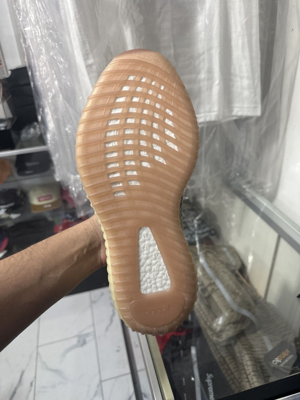 Yeezy Adidas Yeezy Boost 350 V2 "Citrin" Size US 11.5 / EU 44-45 - 4 Thumbnail
