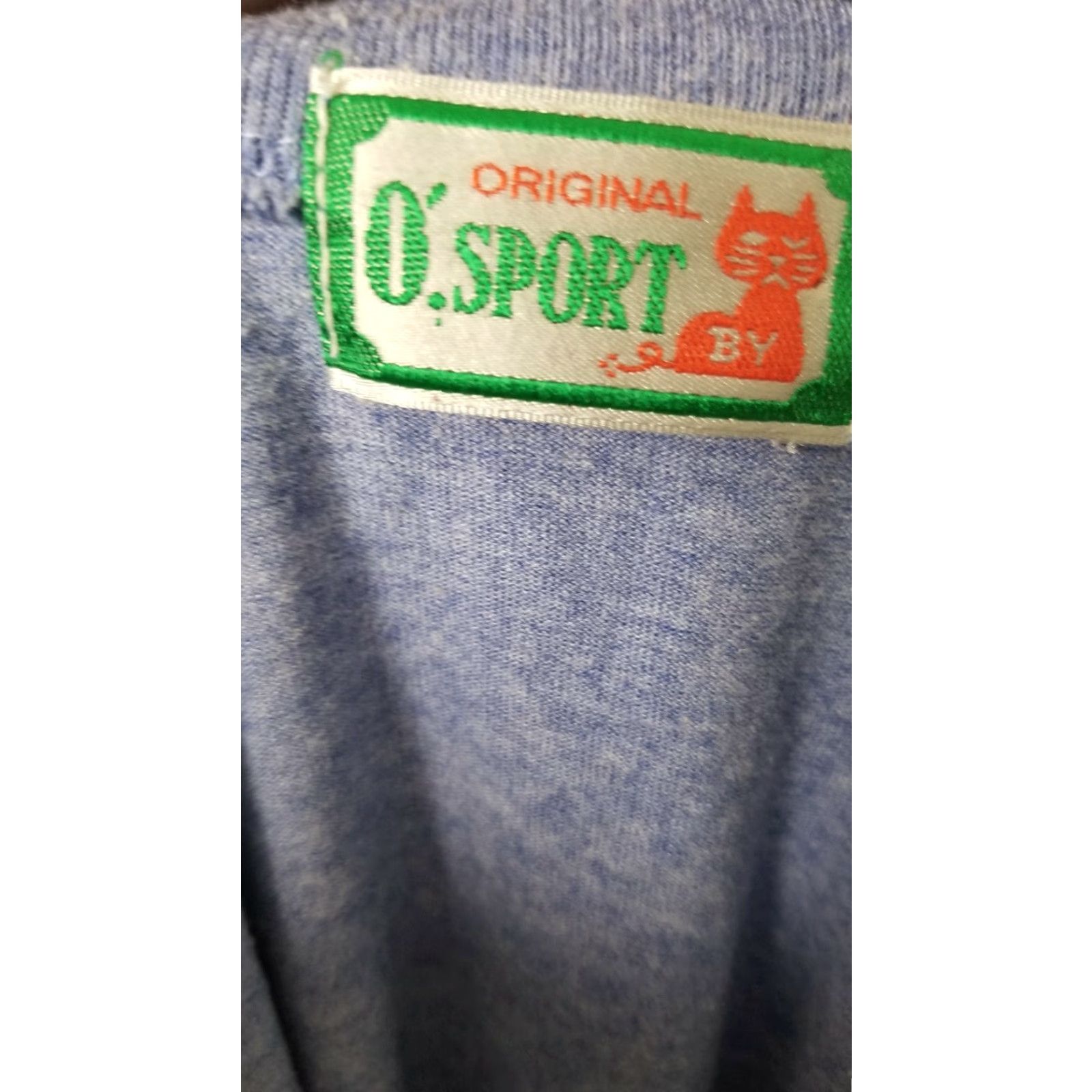 Vintage VINTAGE O' Sport River Kwai T Shirt Embroidered Crew Neck Mens L Blue Retro Train Theme 90s Inspired Size US L / EU 52-54 / 3 - 4 Thumbnail
