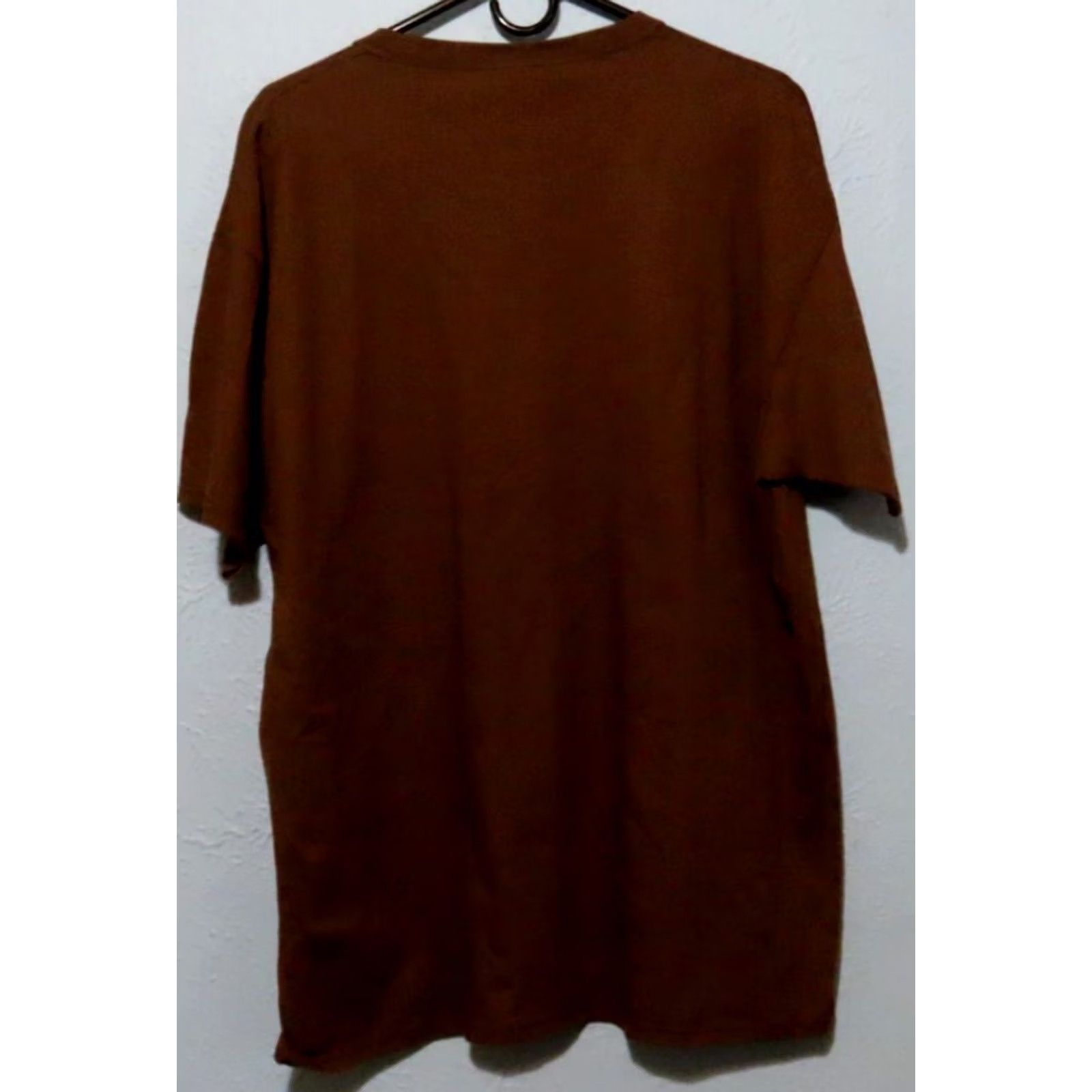Vintage Halloween Skull Scarecrow Top Hat T-shirt Men XL Brown Graphic Print Crew Neck Short Sleeve Cotton Regular Fit N/A Size US XL / EU 56 / 4 - 5 Thumbnail