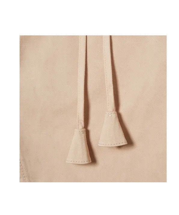 Gucci o1B3y1r0426 Cotton Linen Skirt With Pleats in Beige Size 32" / US 10 / IT 46 - 2 Thumbnail