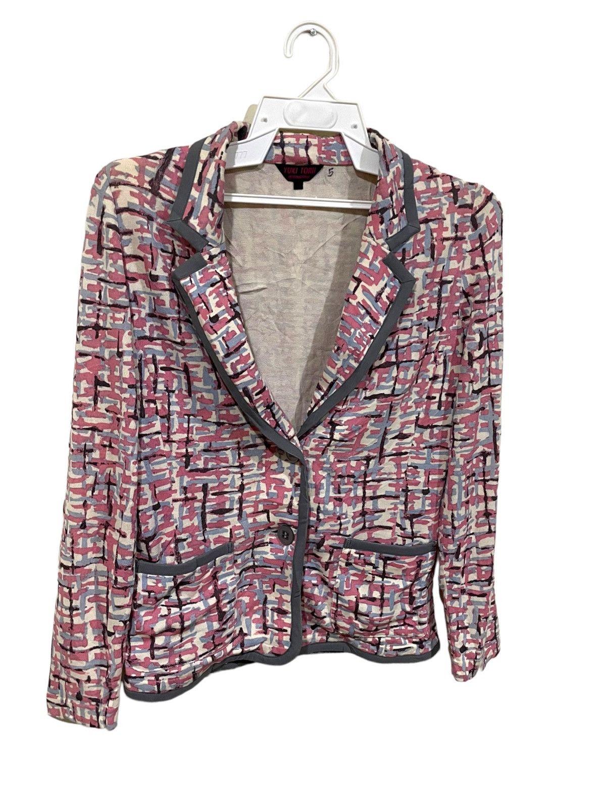 Designer × Japanese Brand Yuki Torii Japan Abstract Art Fashion Jacket Size S / US 4 / IT 40 - 2 Thumbnail