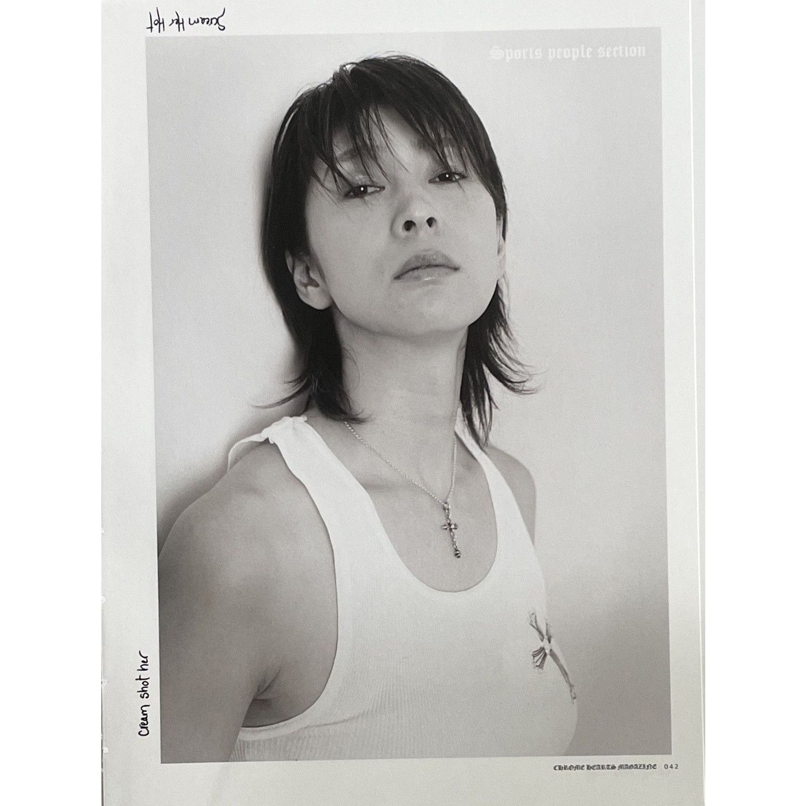Chrome Hearts × Vintage Chrome Hearts black/white photo Poster framed 9x11 Size ONE SIZE - 2 Thumbnail