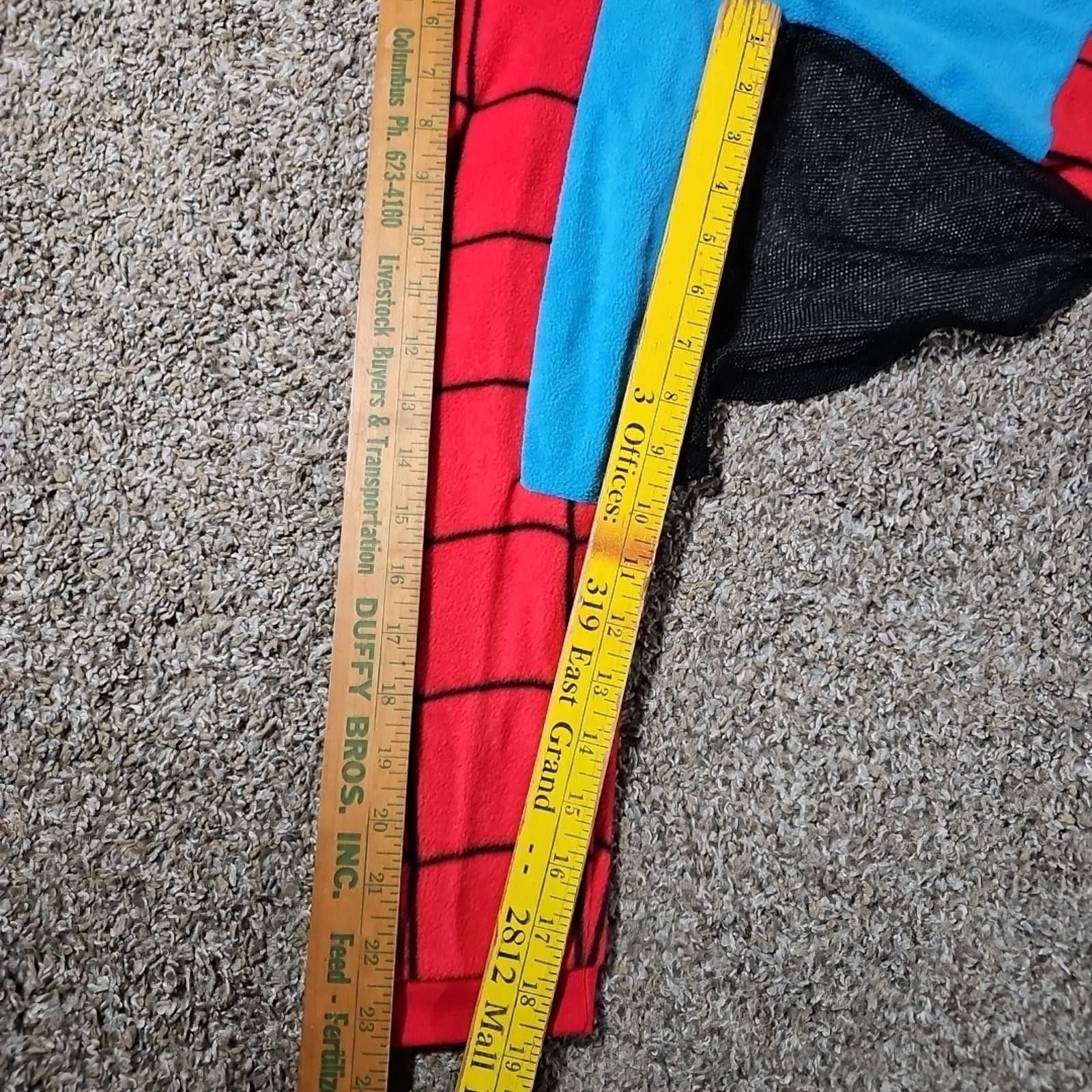 Marvel Comics Marvel Spider-Man Superhero Kids Hooded Pajamas Suit L 12-14 Size ONE SIZE - 4 Thumbnail