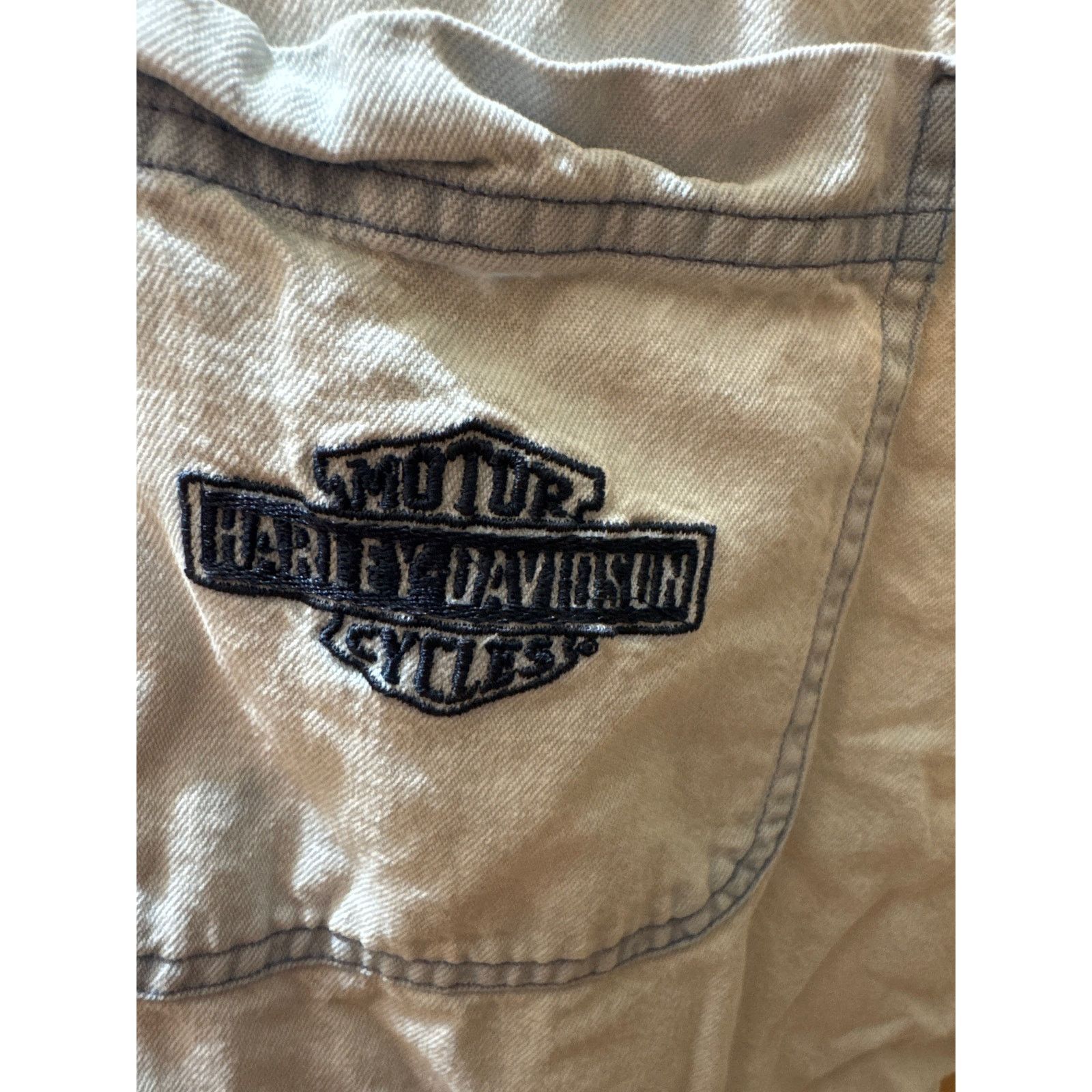 Harley Davidson harley davidson biker blues denim snap shirt 2xl usa vintage Size US XXL / EU 58 / 5 - 4 Thumbnail