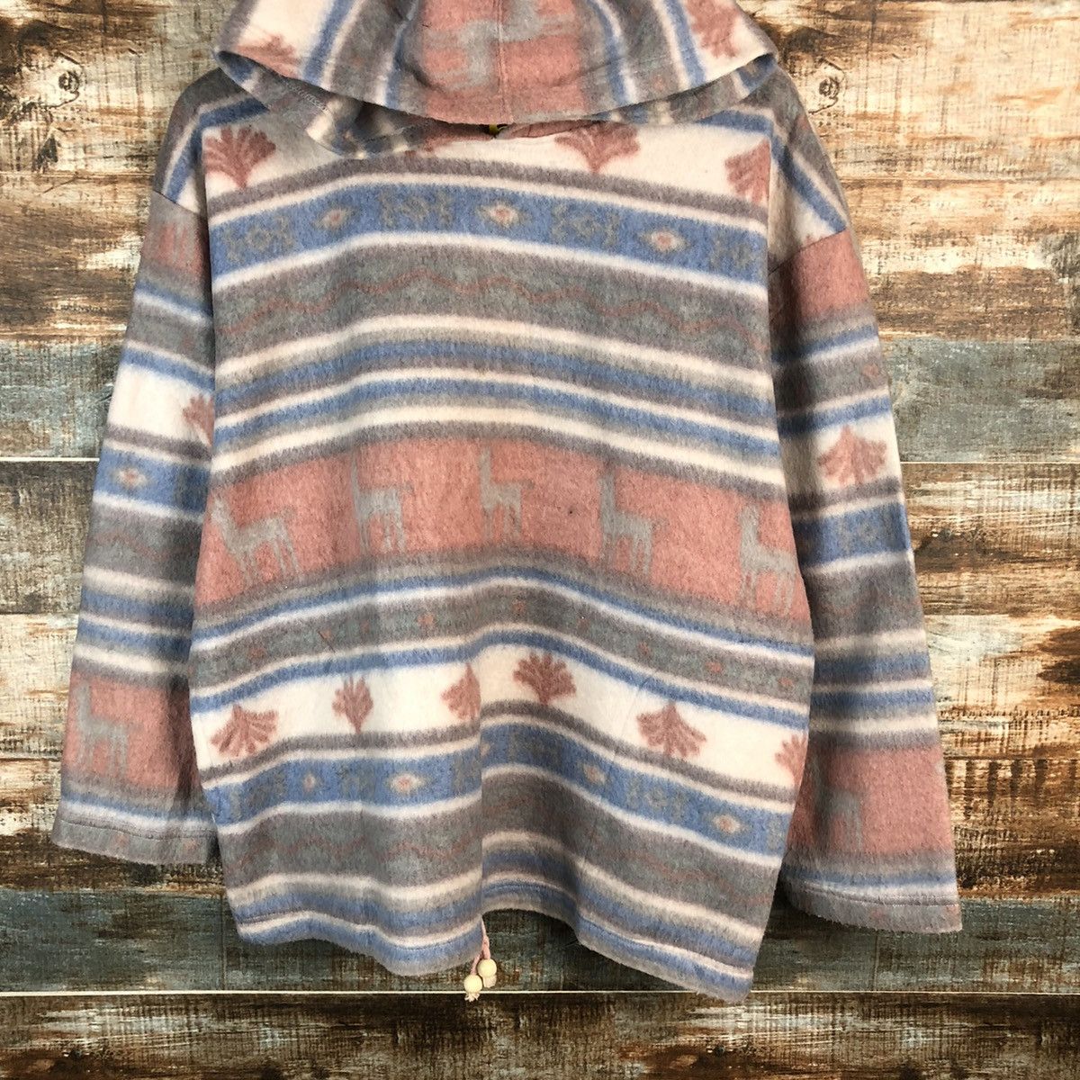 Japanese Brand × Vintage Dress You UD Pink Hoodie sweatshirt #A1520 Size US L / EU 52-54 / 3 - 3 Thumbnail