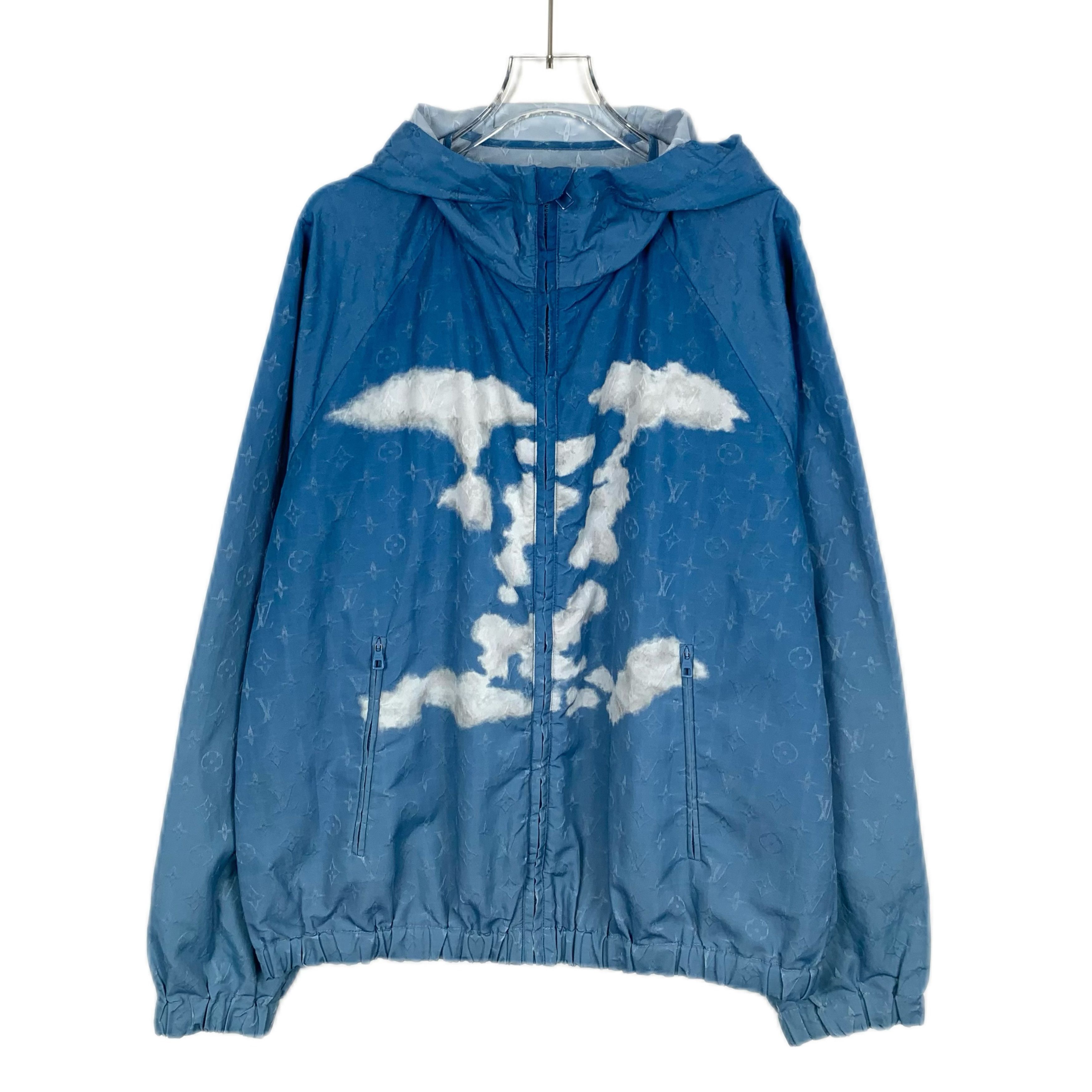 Louis Vuitton Louis Vuitton Blue Gradient Monogram Hooded Jacket Size US L / EU 52-54 / 3 - 1 Thumbnail
